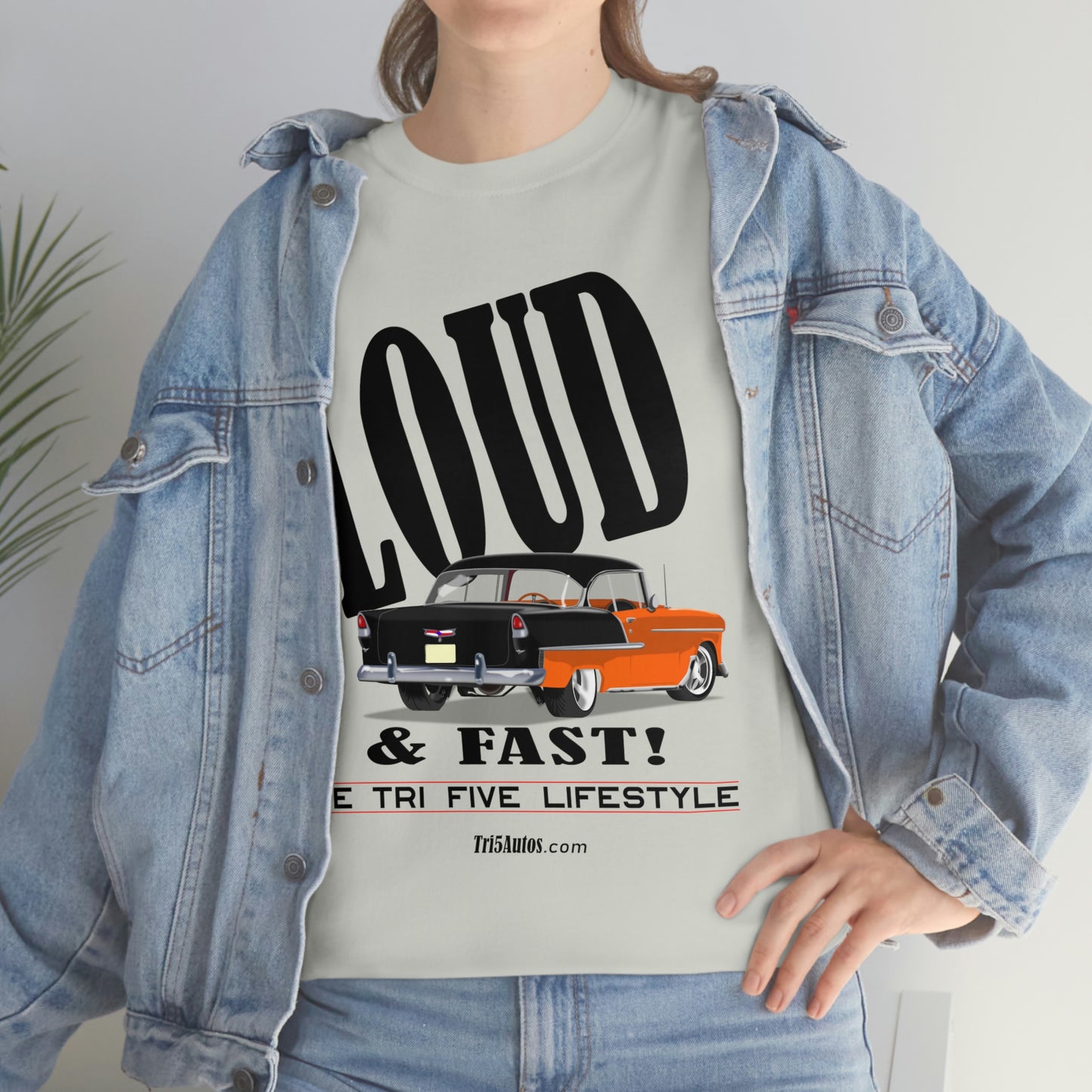 55 LOUD and Fast Unisex Heavy Cotton Tee