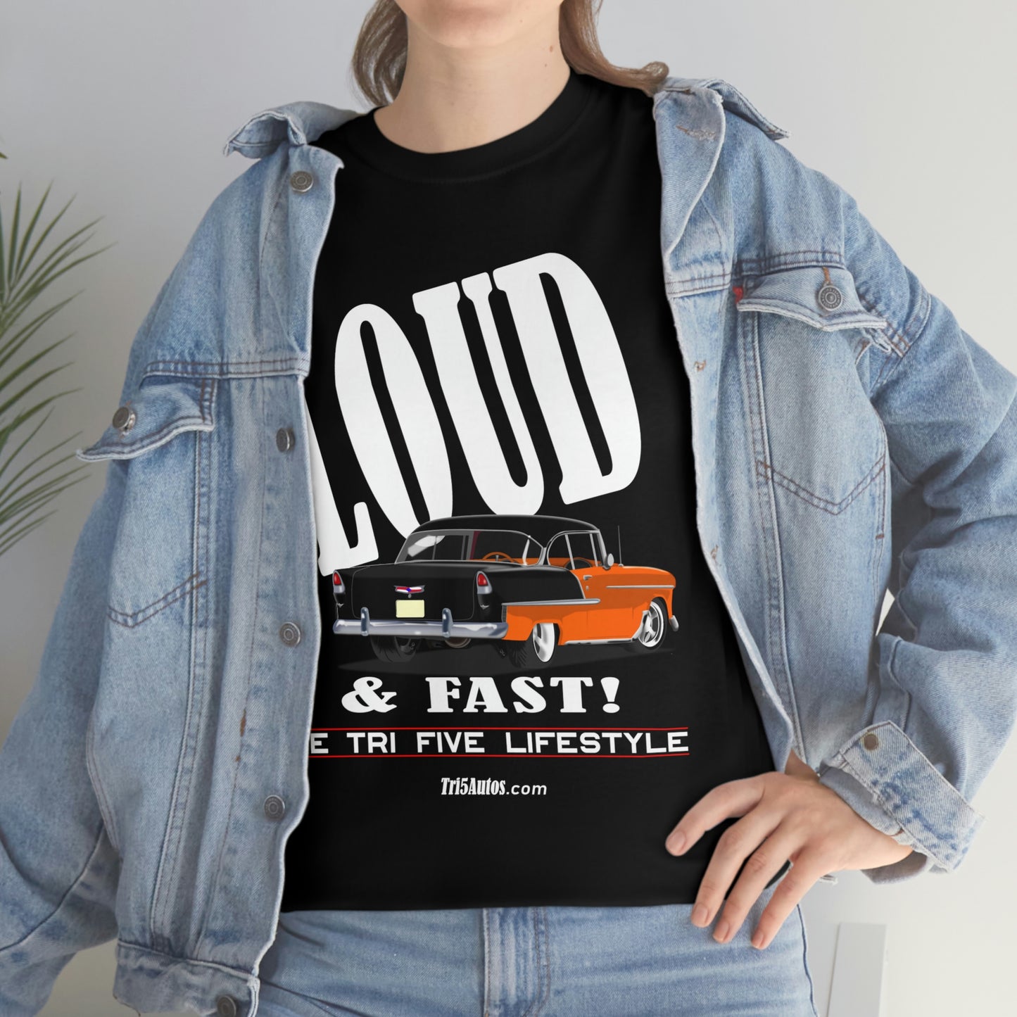 55 LOUD and Fast Unisex Heavy Cotton Tee