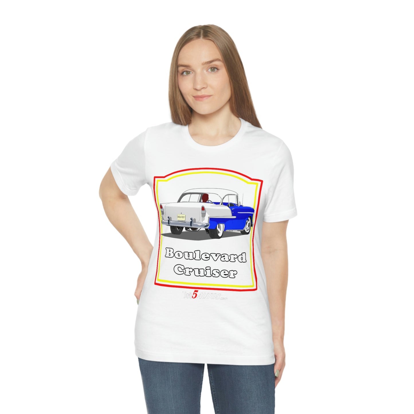 Boulevard Cruiser - Front only - Unisex Jersey Short Sleeve Tee