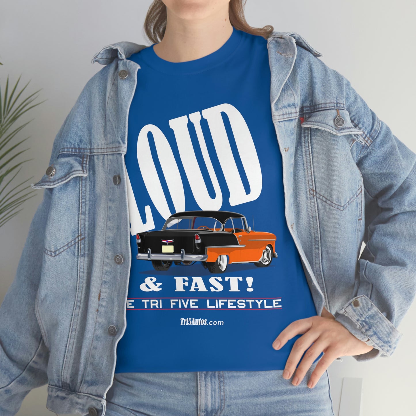 55 LOUD and Fast Unisex Heavy Cotton Tee