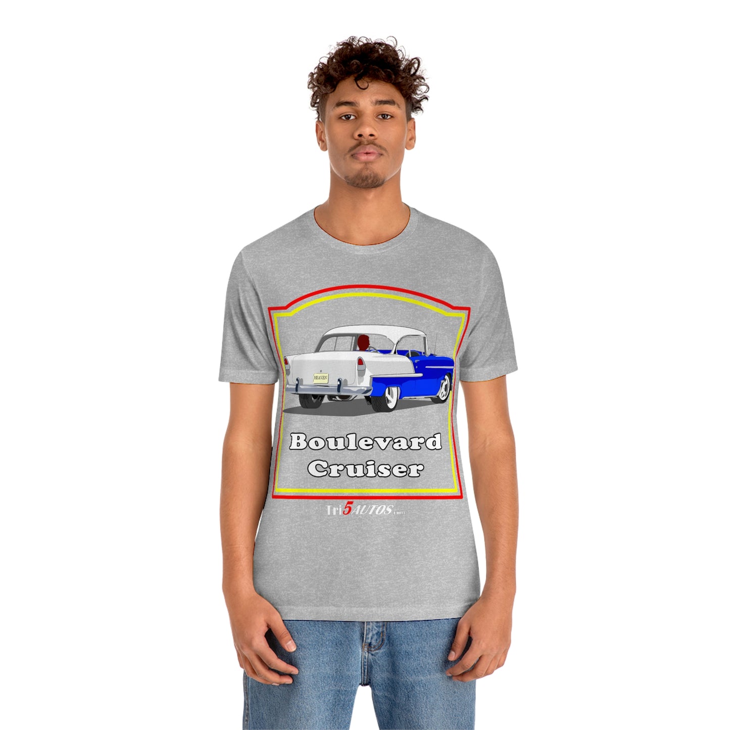 Boulevard Cruiser - Front only - Unisex Jersey Short Sleeve Tee