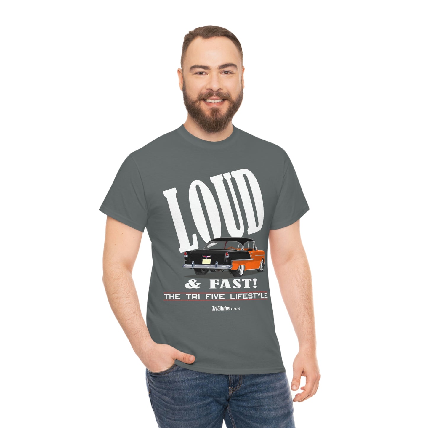 55 LOUD and Fast Unisex Heavy Cotton Tee