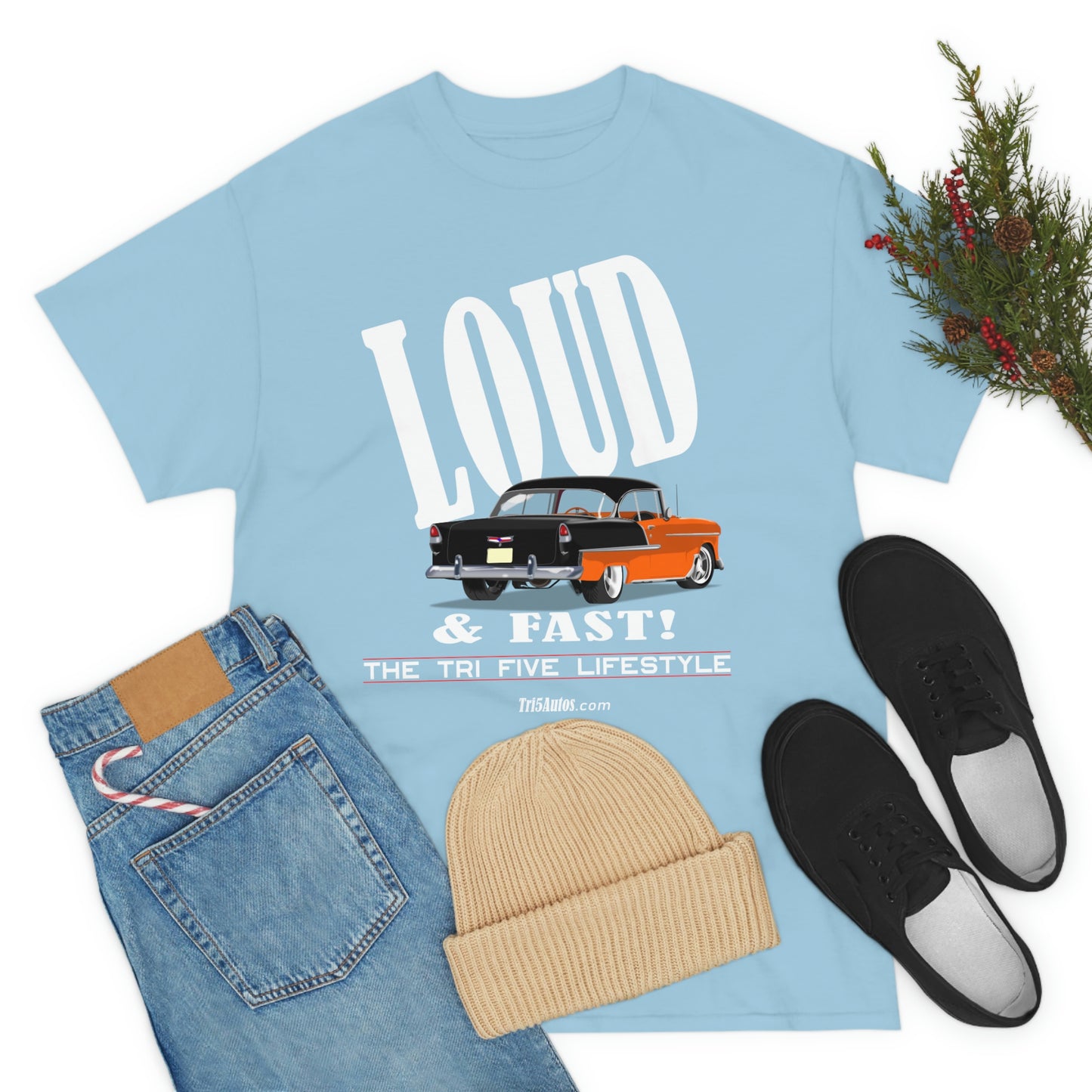 55 LOUD and Fast Unisex Heavy Cotton Tee