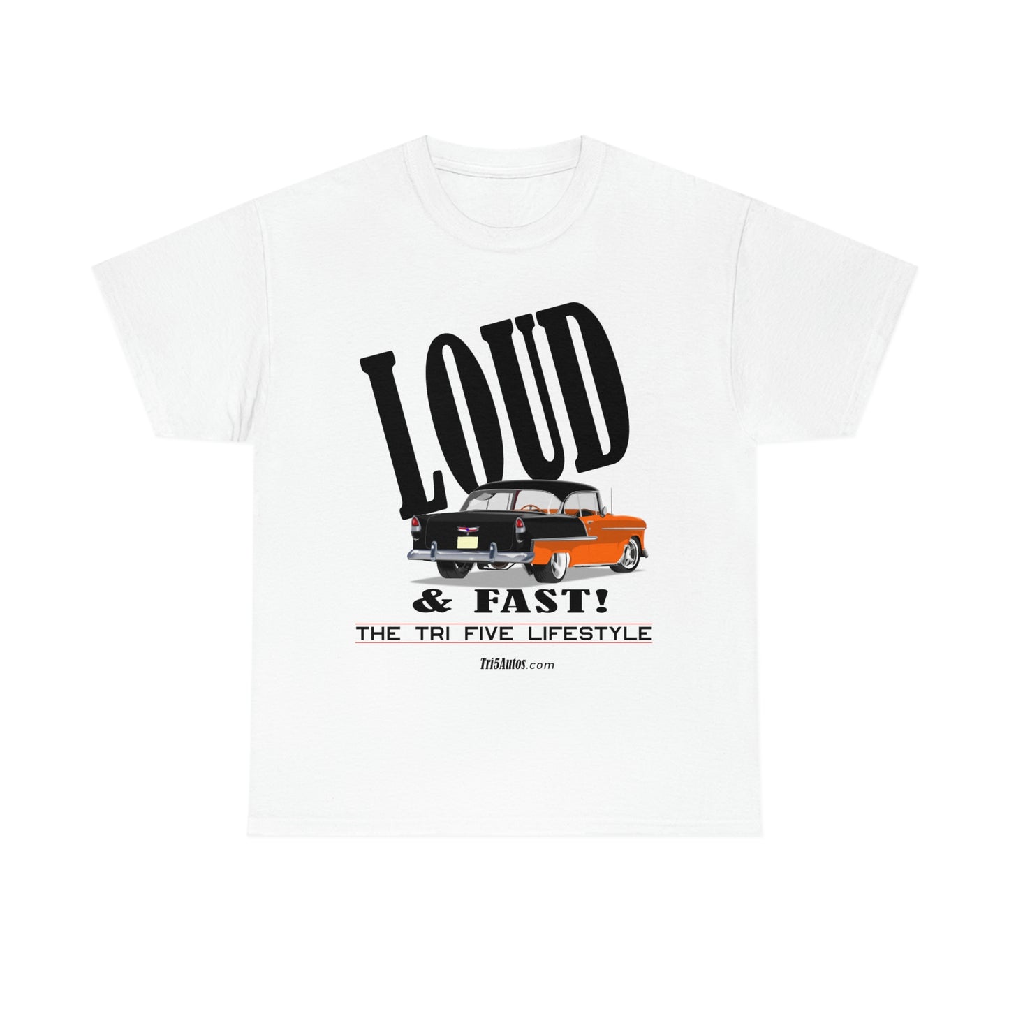 55 LOUD and Fast Unisex Heavy Cotton Tee