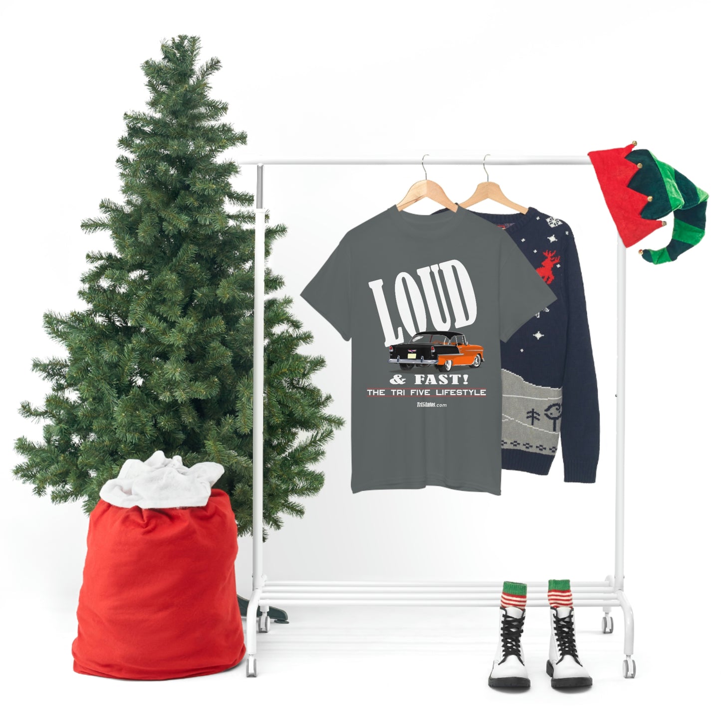 55 LOUD and Fast Unisex Heavy Cotton Tee