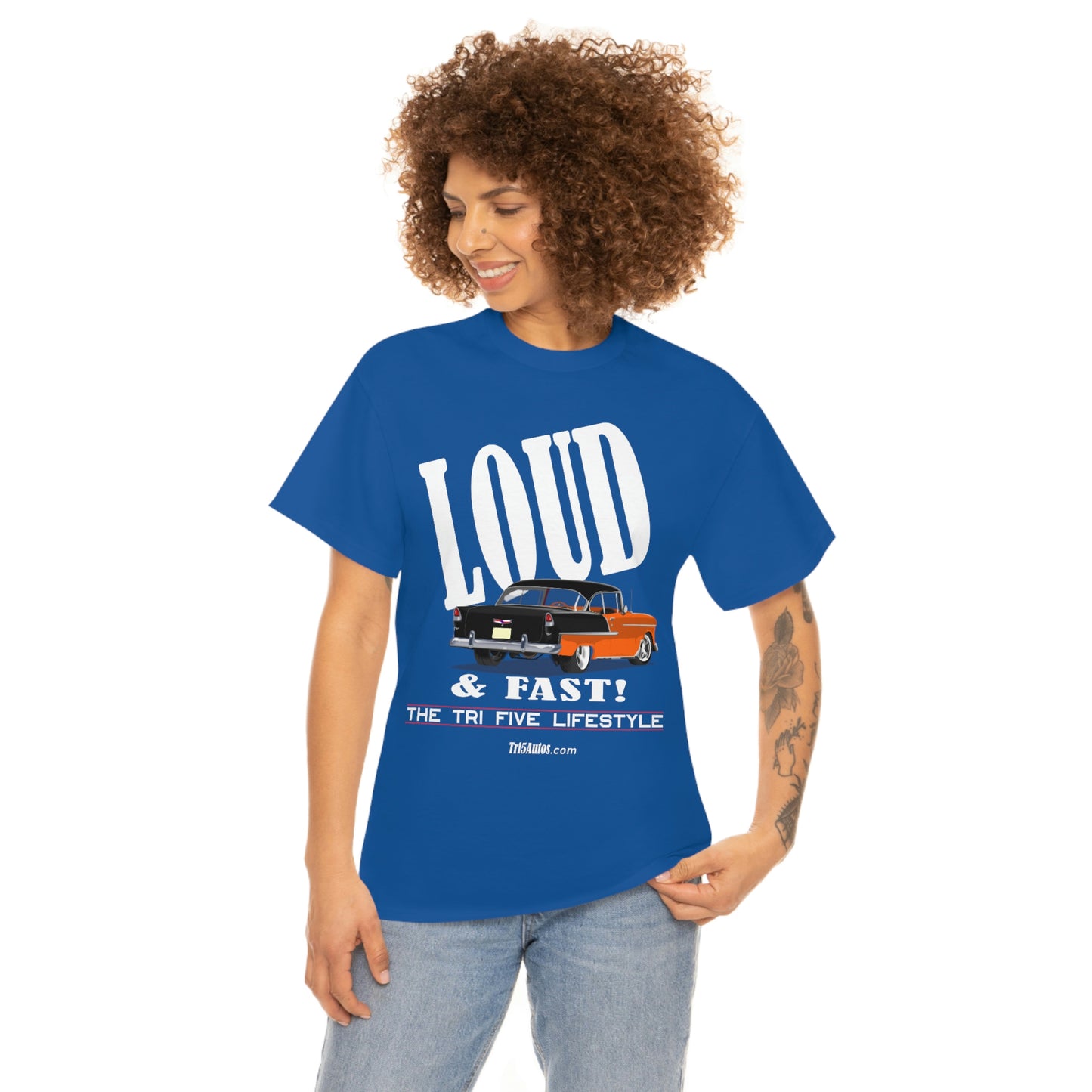 55 LOUD and Fast Unisex Heavy Cotton Tee