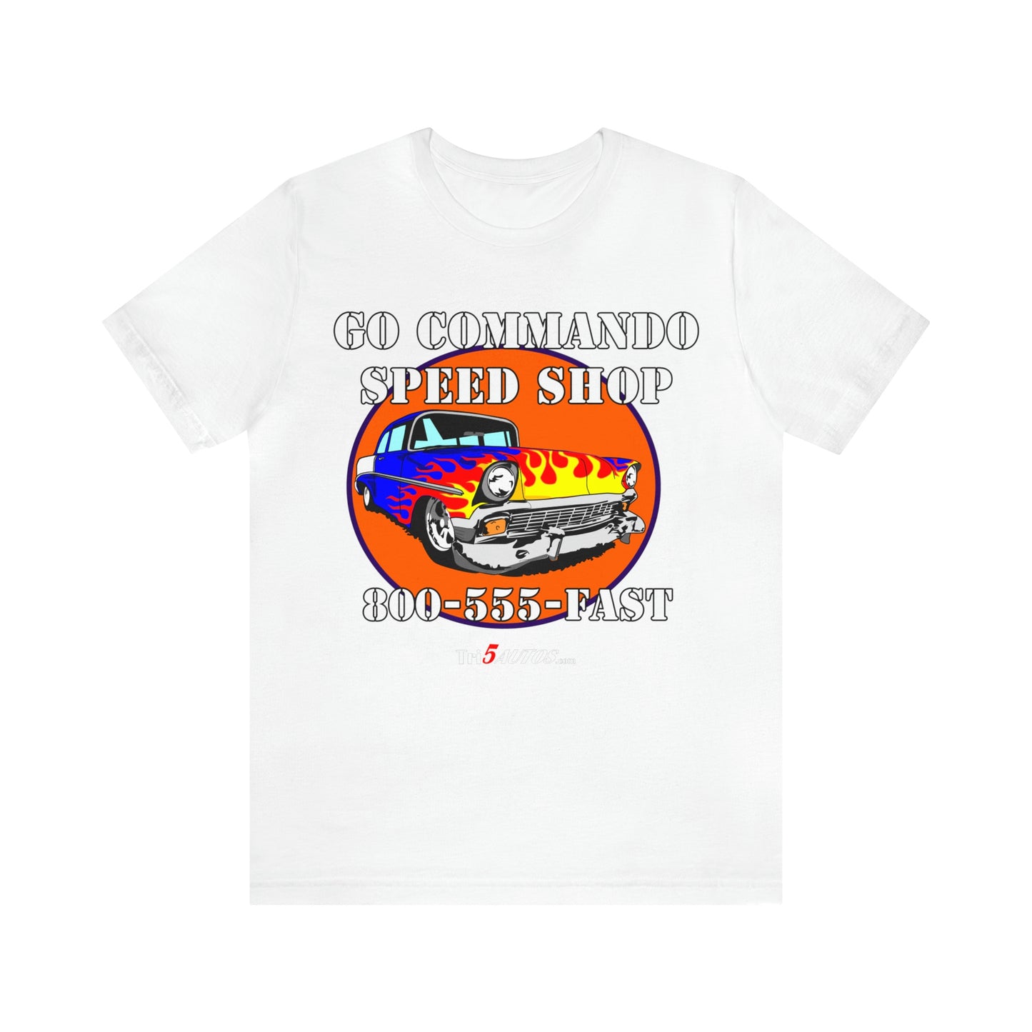 Go Commando Speed Shop Unisex Jersey Short Sleeve Tee