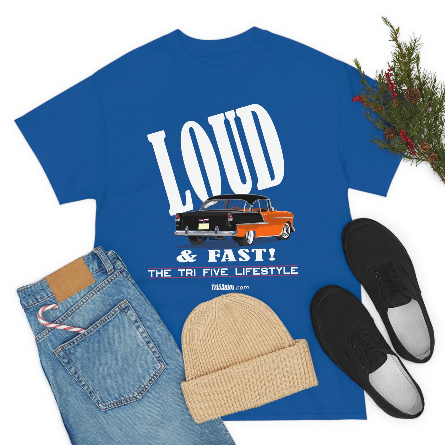 55 LOUD and Fast Unisex Heavy Cotton Tee