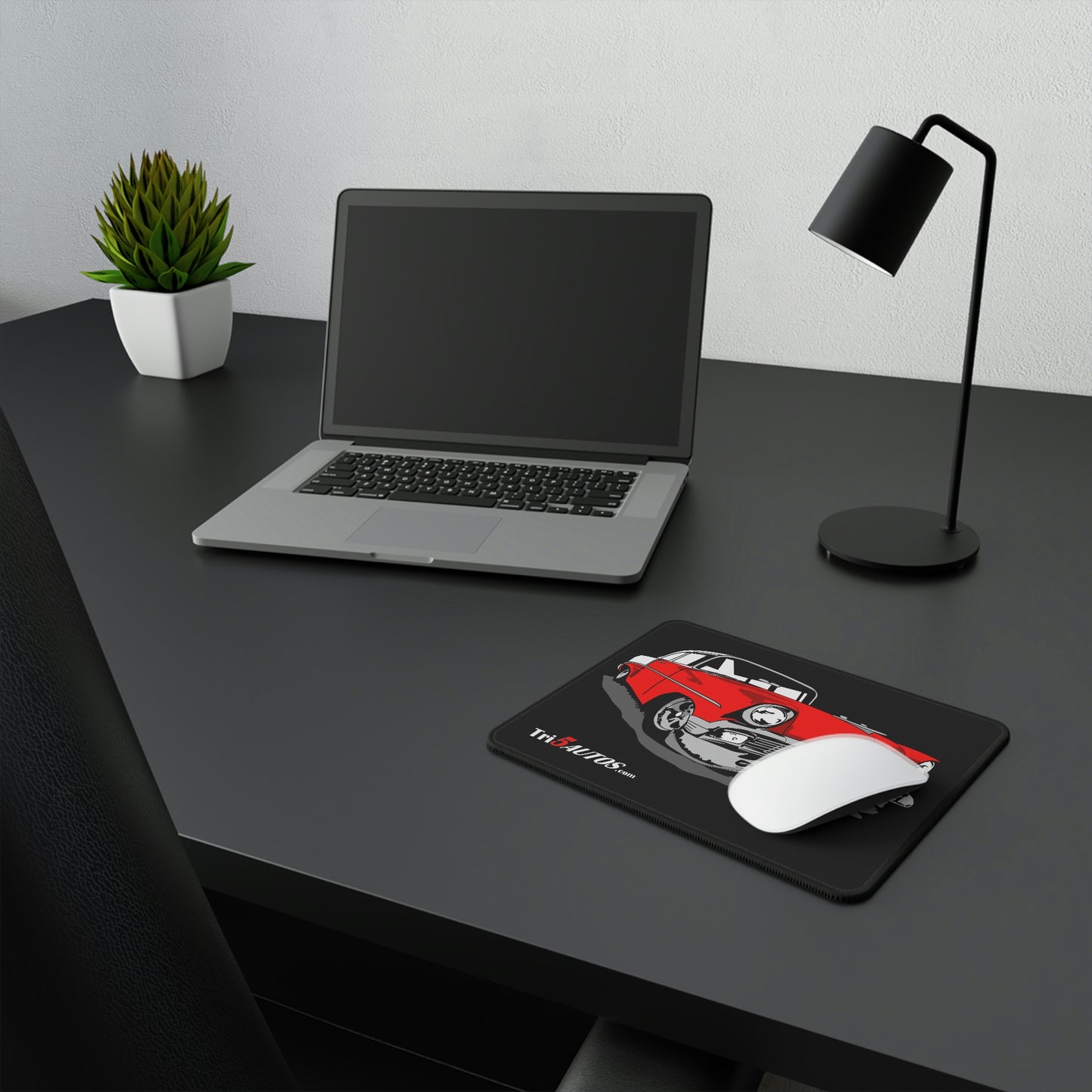 1956 Red Tri-Five Favorite - Non-Slip Mouse Pads
