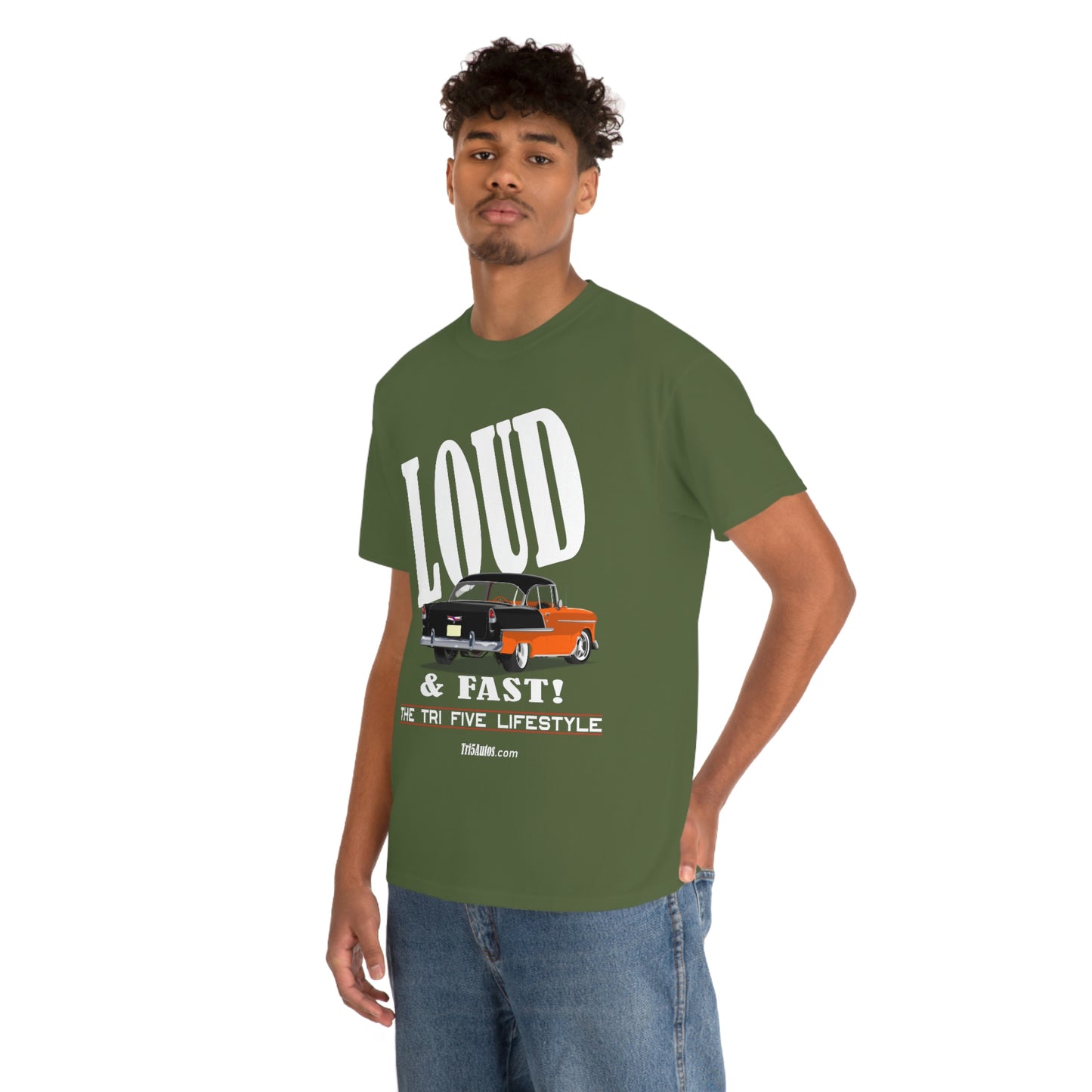 55 LOUD and Fast Unisex Heavy Cotton Tee