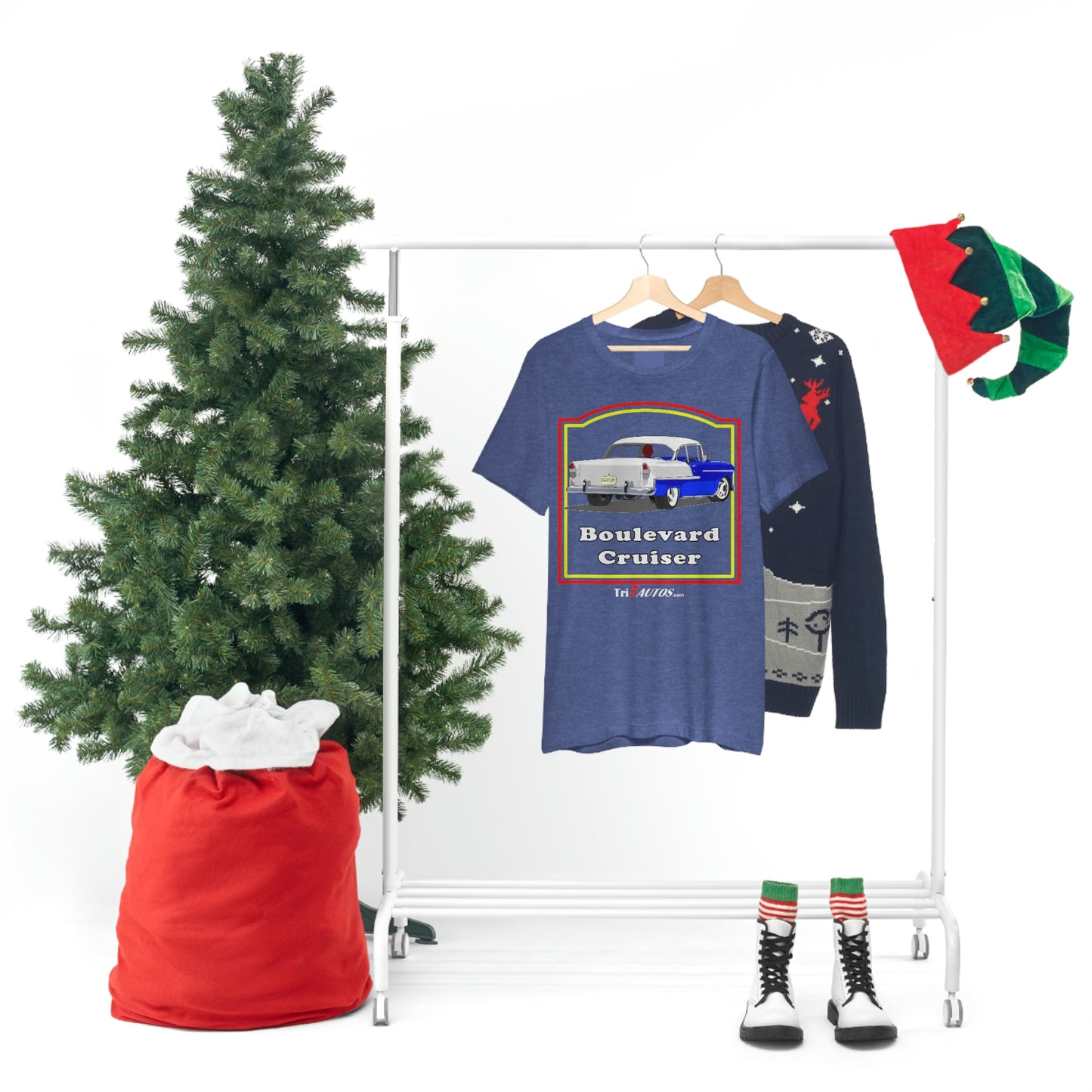 Boulevard Cruiser - Front only - Unisex Jersey Short Sleeve Tee