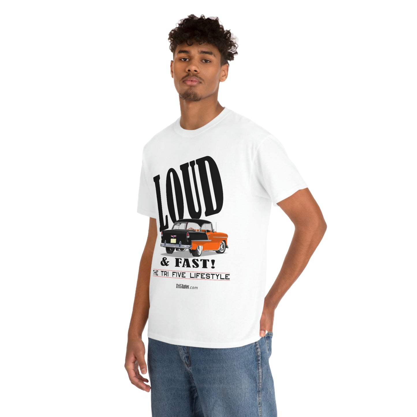 55 LOUD and Fast Unisex Heavy Cotton Tee
