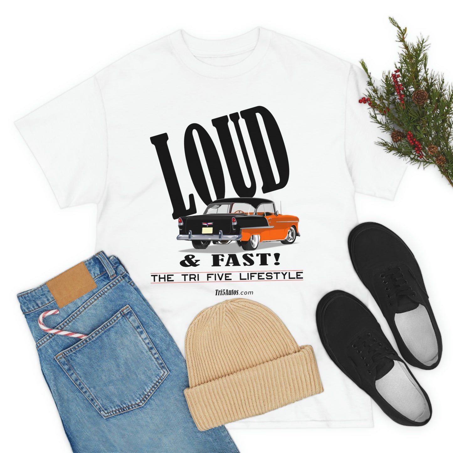 55 LOUD and Fast Unisex Heavy Cotton Tee