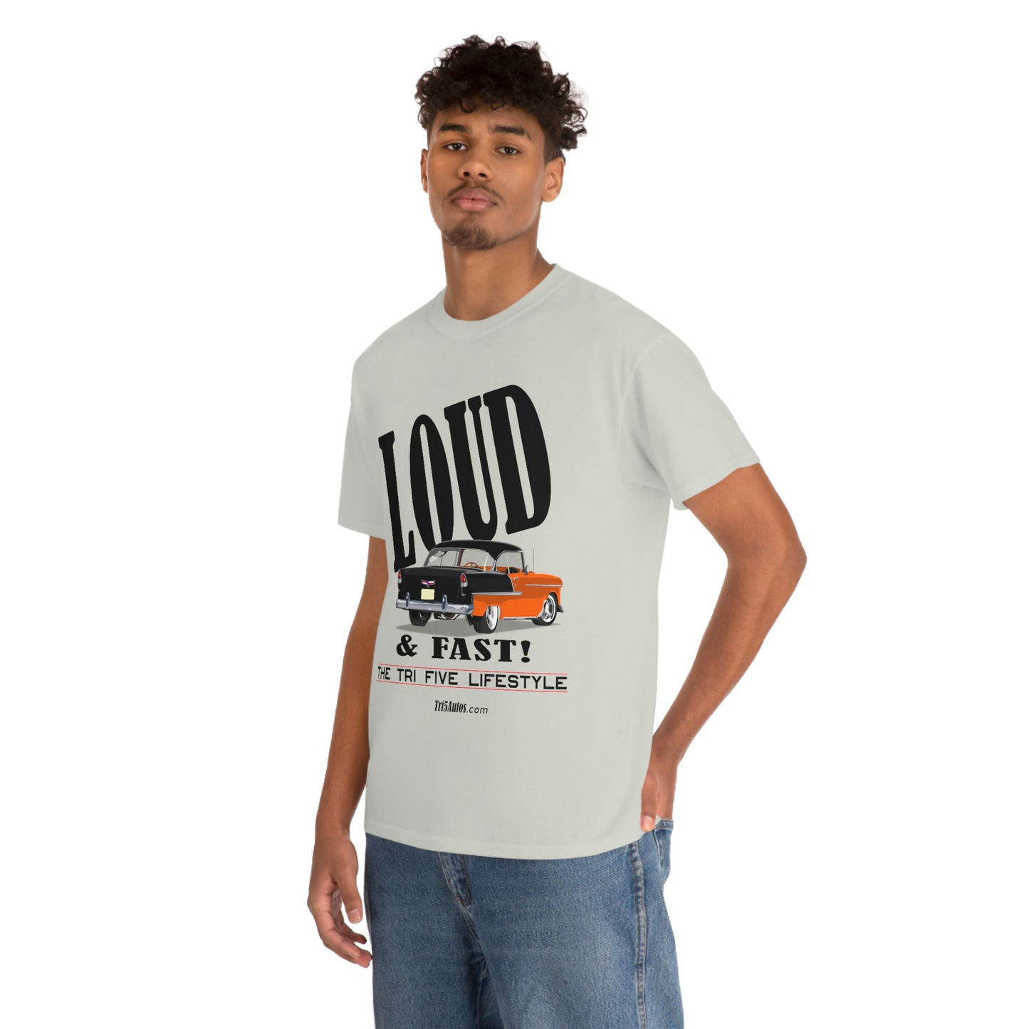 55 LOUD and Fast Unisex Heavy Cotton Tee
