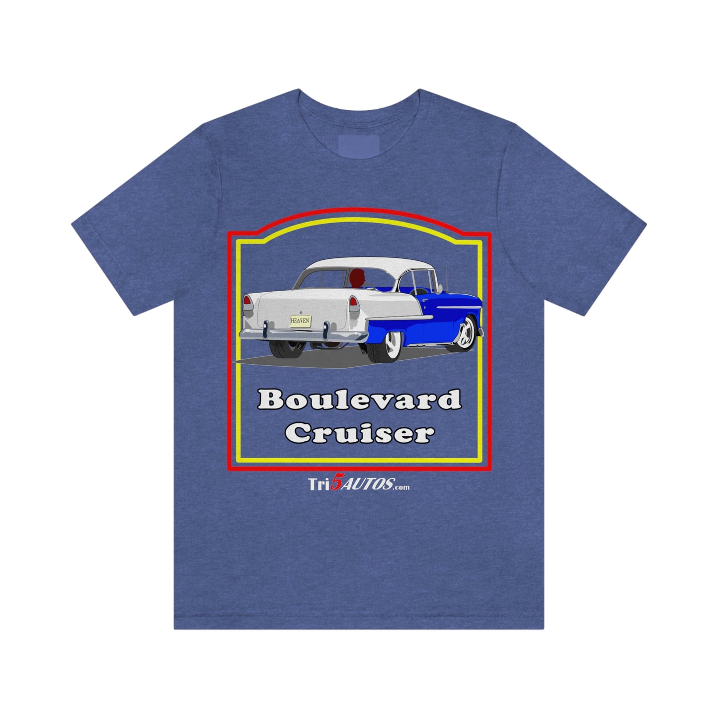 Boulevard Cruiser - Front only - Unisex Jersey Short Sleeve Tee