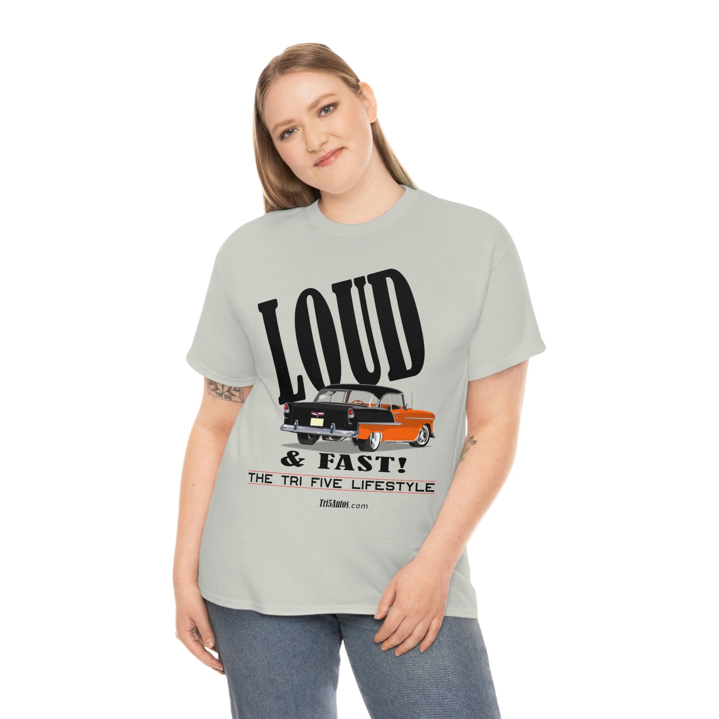 55 LOUD and Fast Unisex Heavy Cotton Tee