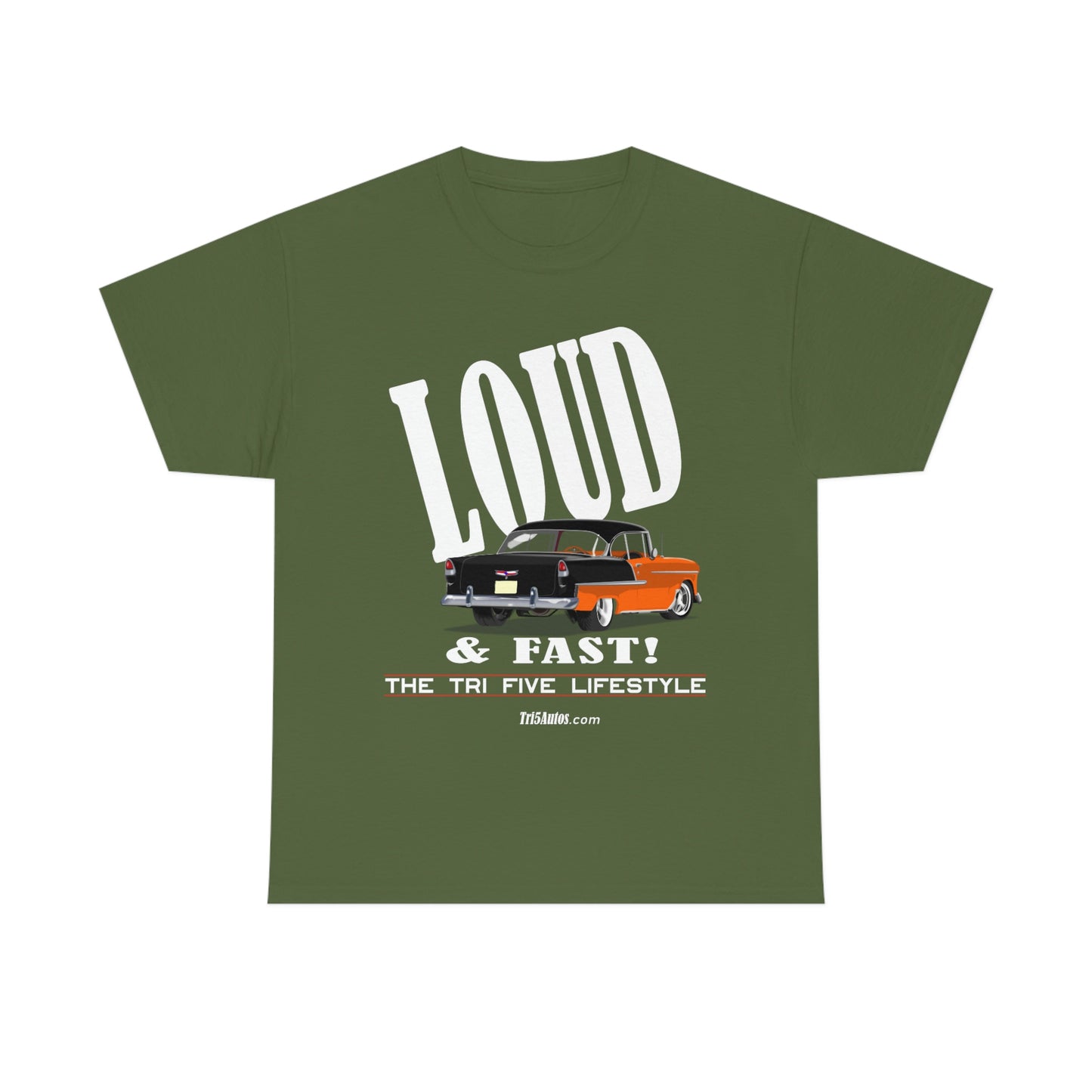 55 LOUD and Fast Unisex Heavy Cotton Tee
