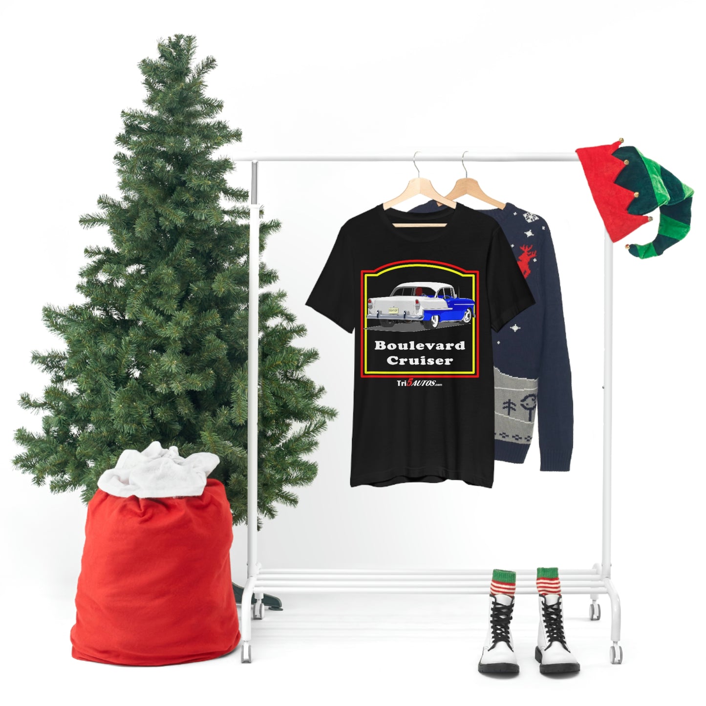 Boulevard Cruiser - Front only - Unisex Jersey Short Sleeve Tee
