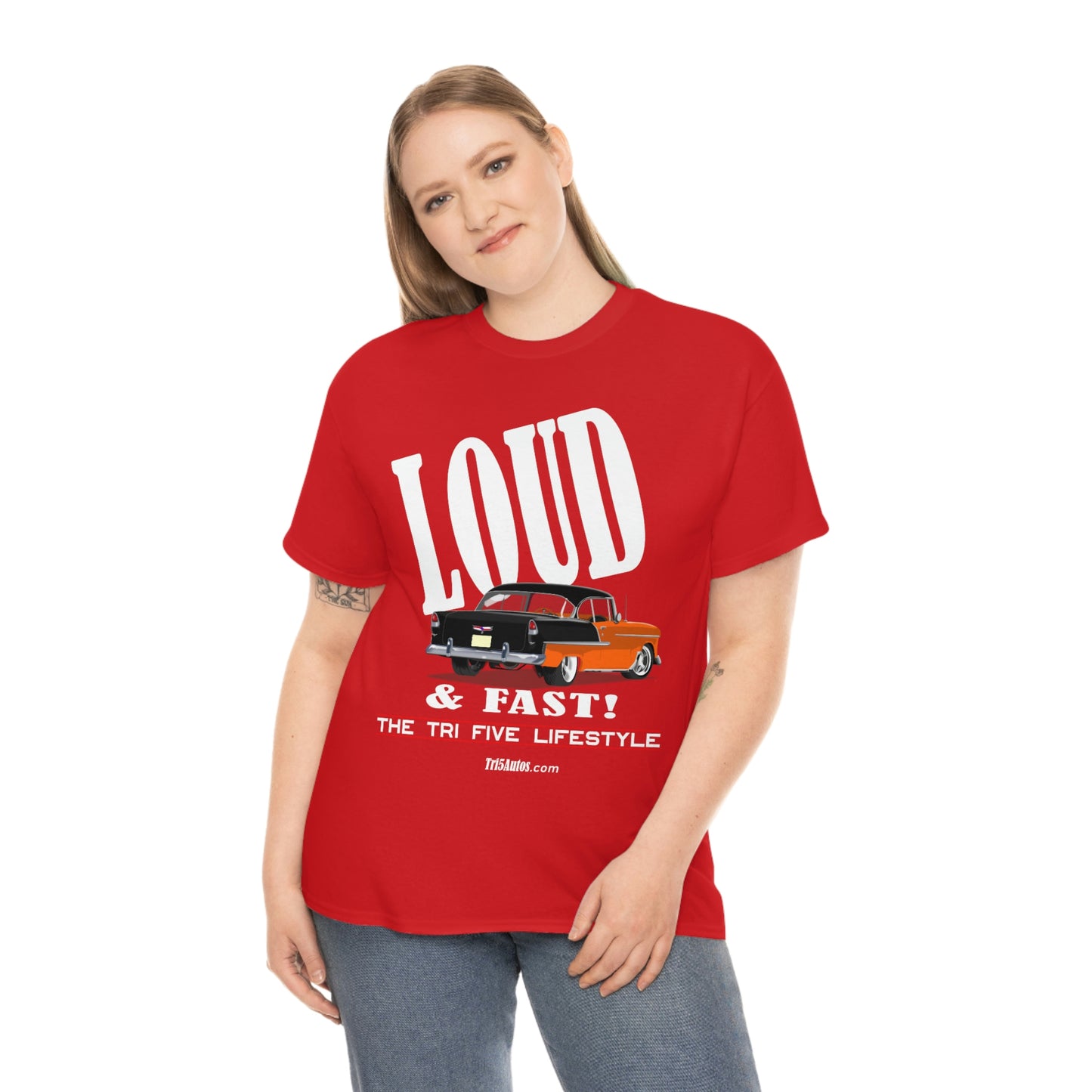 55 LOUD and Fast Unisex Heavy Cotton Tee