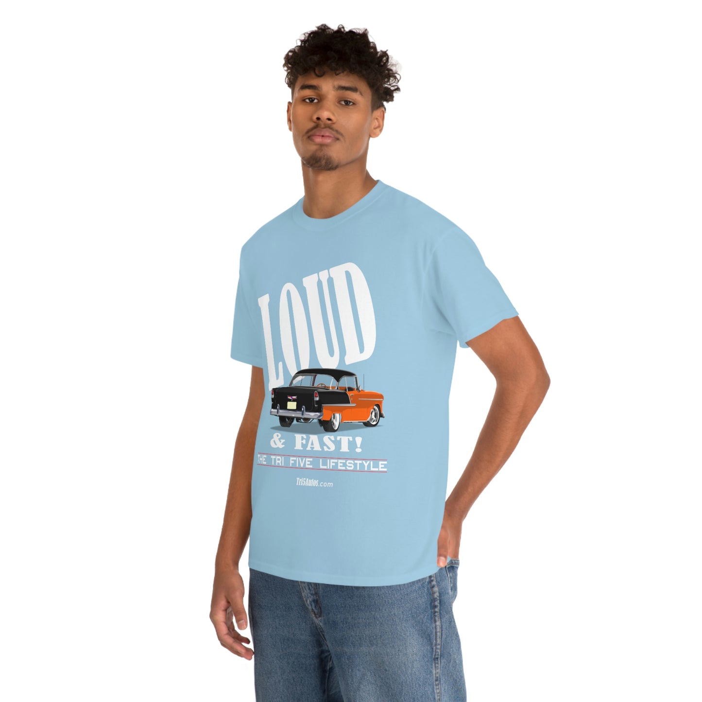 55 LOUD and Fast Unisex Heavy Cotton Tee