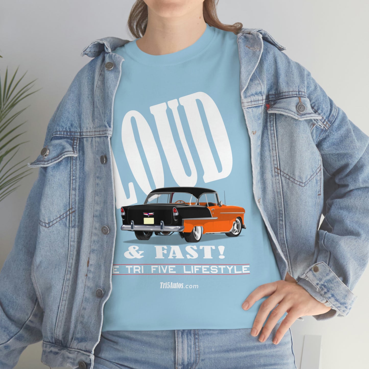 55 LOUD and Fast Unisex Heavy Cotton Tee