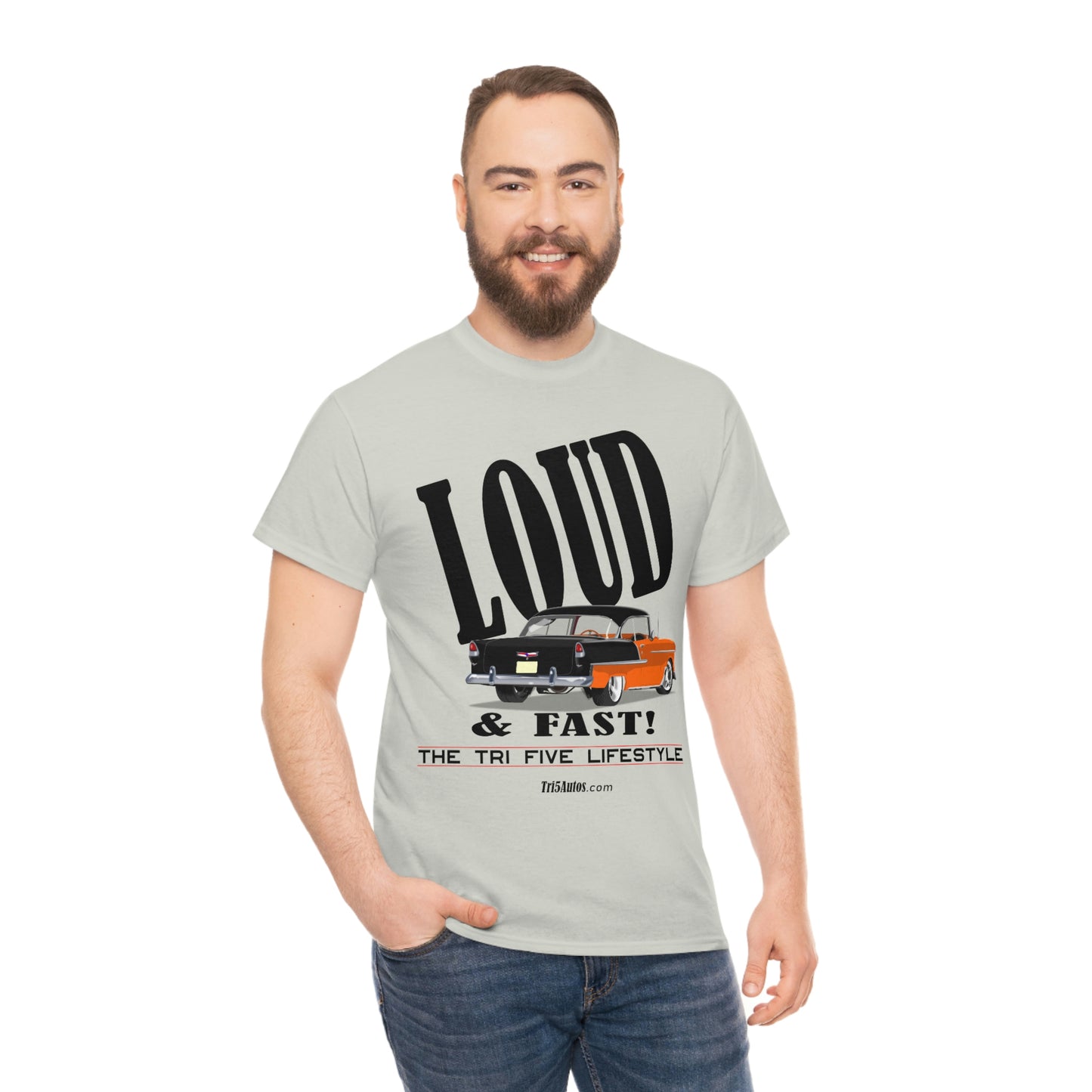 55 LOUD and Fast Unisex Heavy Cotton Tee