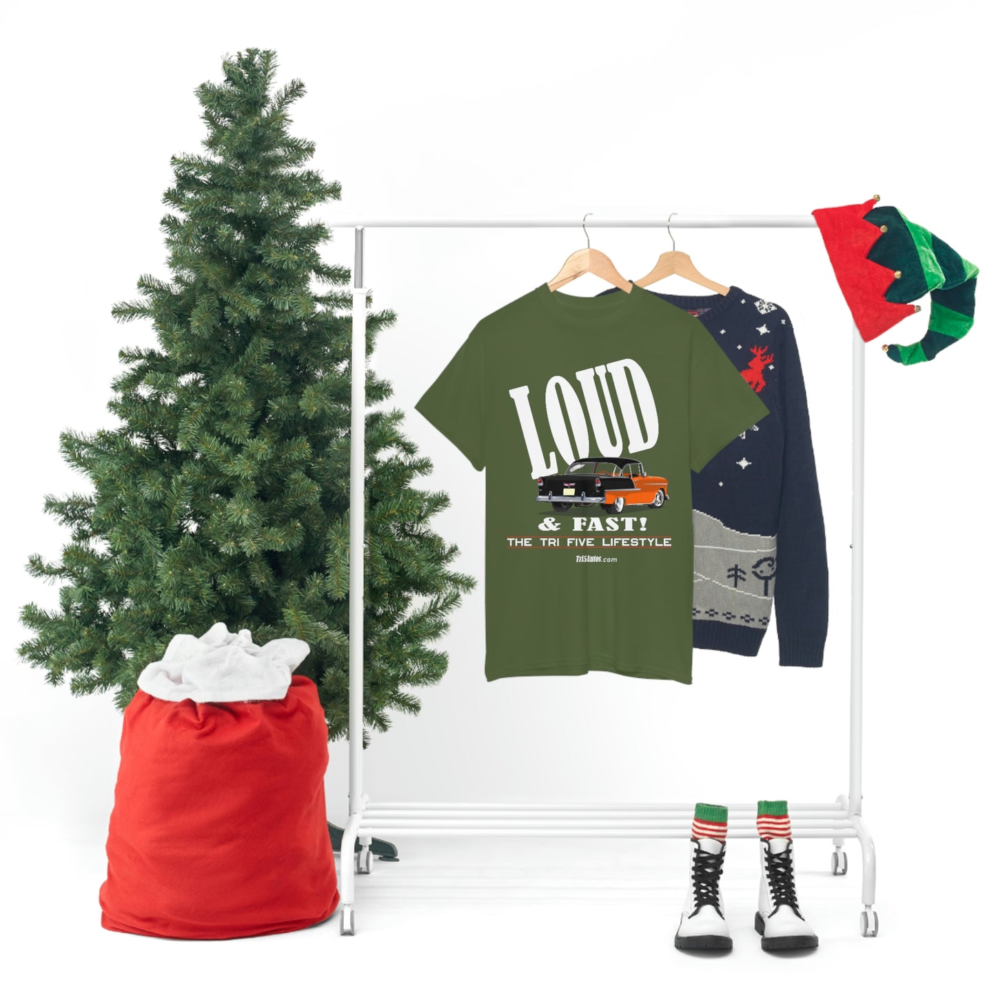55 LOUD and Fast Unisex Heavy Cotton Tee