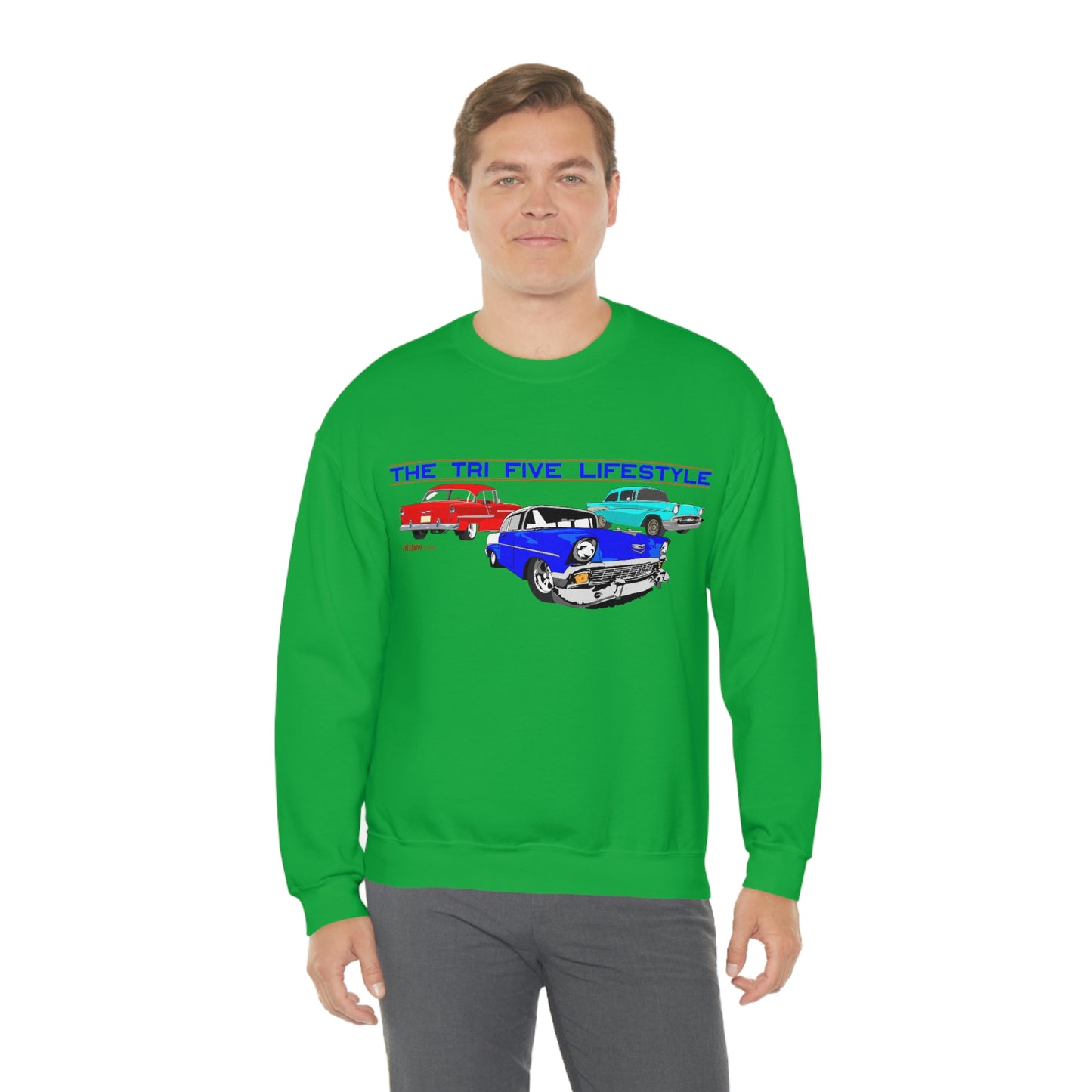 The Tri Five Lifestyle - Unisex Heavy Blend™ Crewneck Sweatshirt