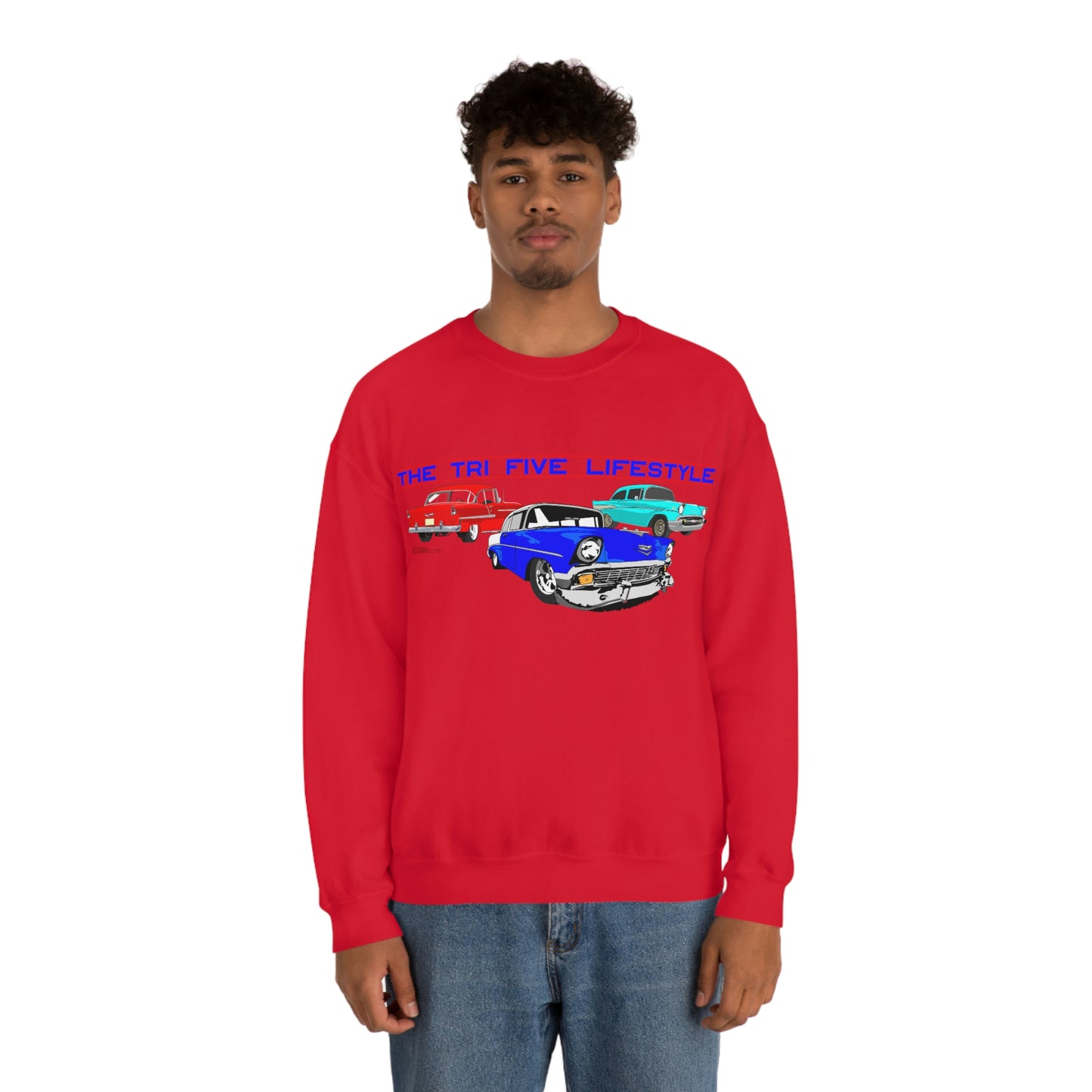 The Tri Five Lifestyle - Unisex Heavy Blend™ Crewneck Sweatshirt