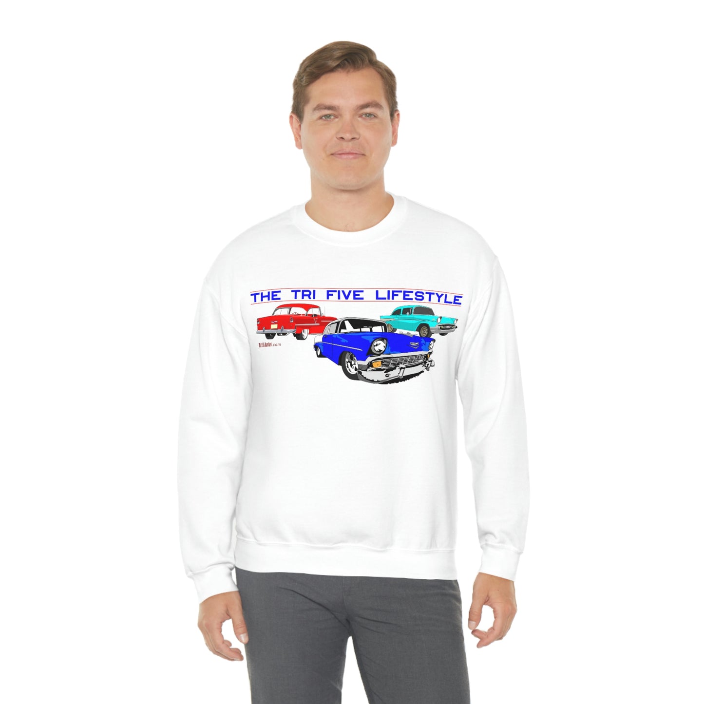 The Tri Five Lifestyle - Unisex Heavy Blend™ Crewneck Sweatshirt