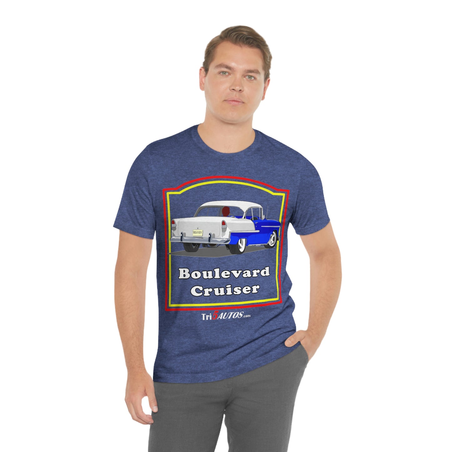 Boulevard Cruiser - Front only - Unisex Jersey Short Sleeve Tee