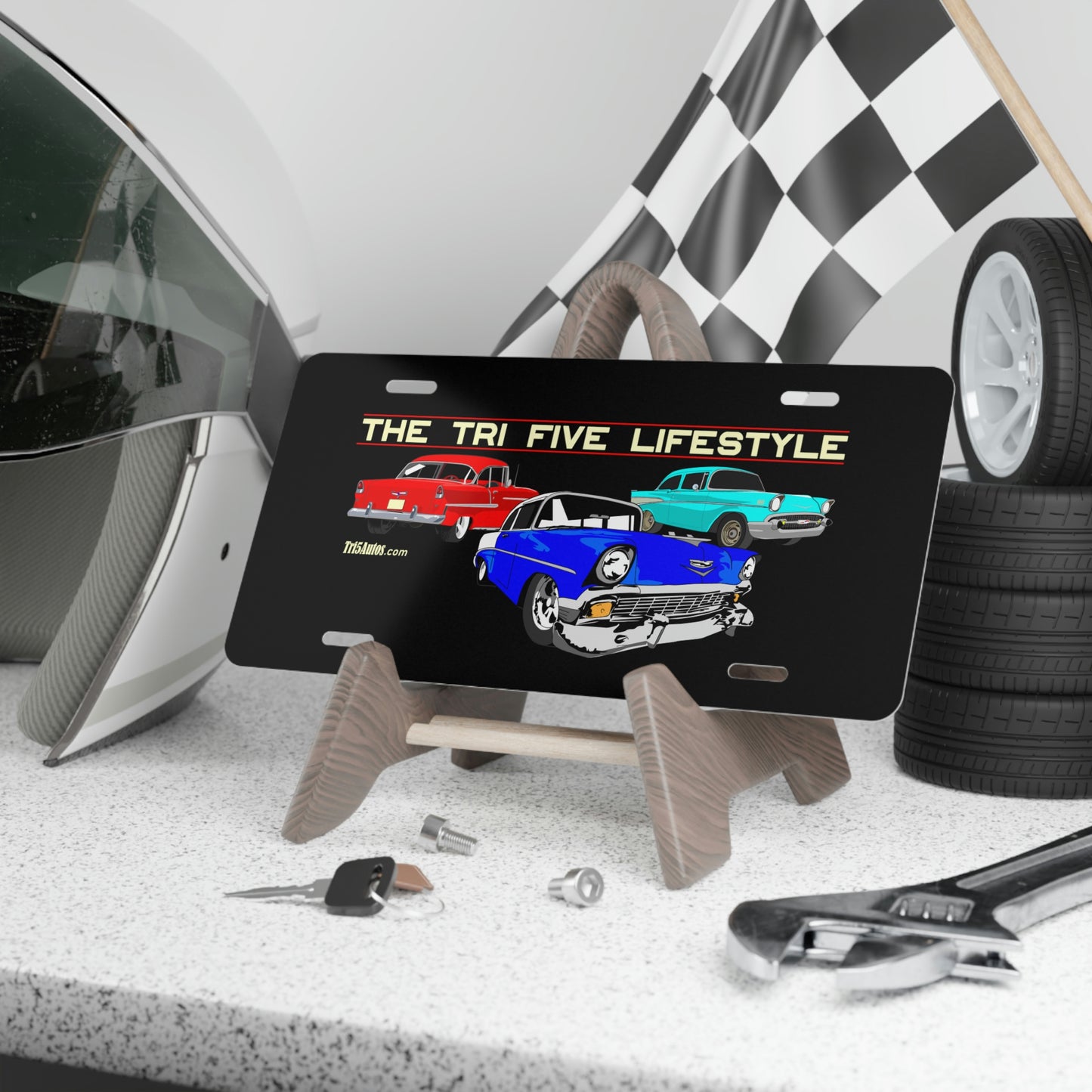 Tri-Five Lifestyle Vanity Plate