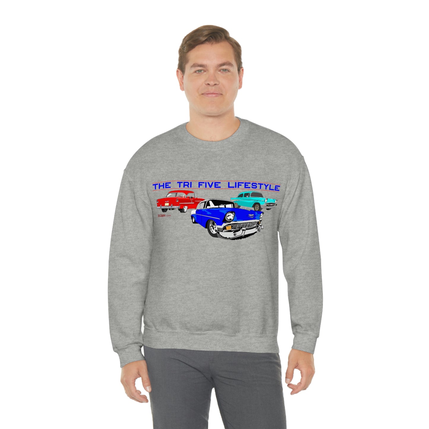 The Tri Five Lifestyle - Unisex Heavy Blend™ Crewneck Sweatshirt