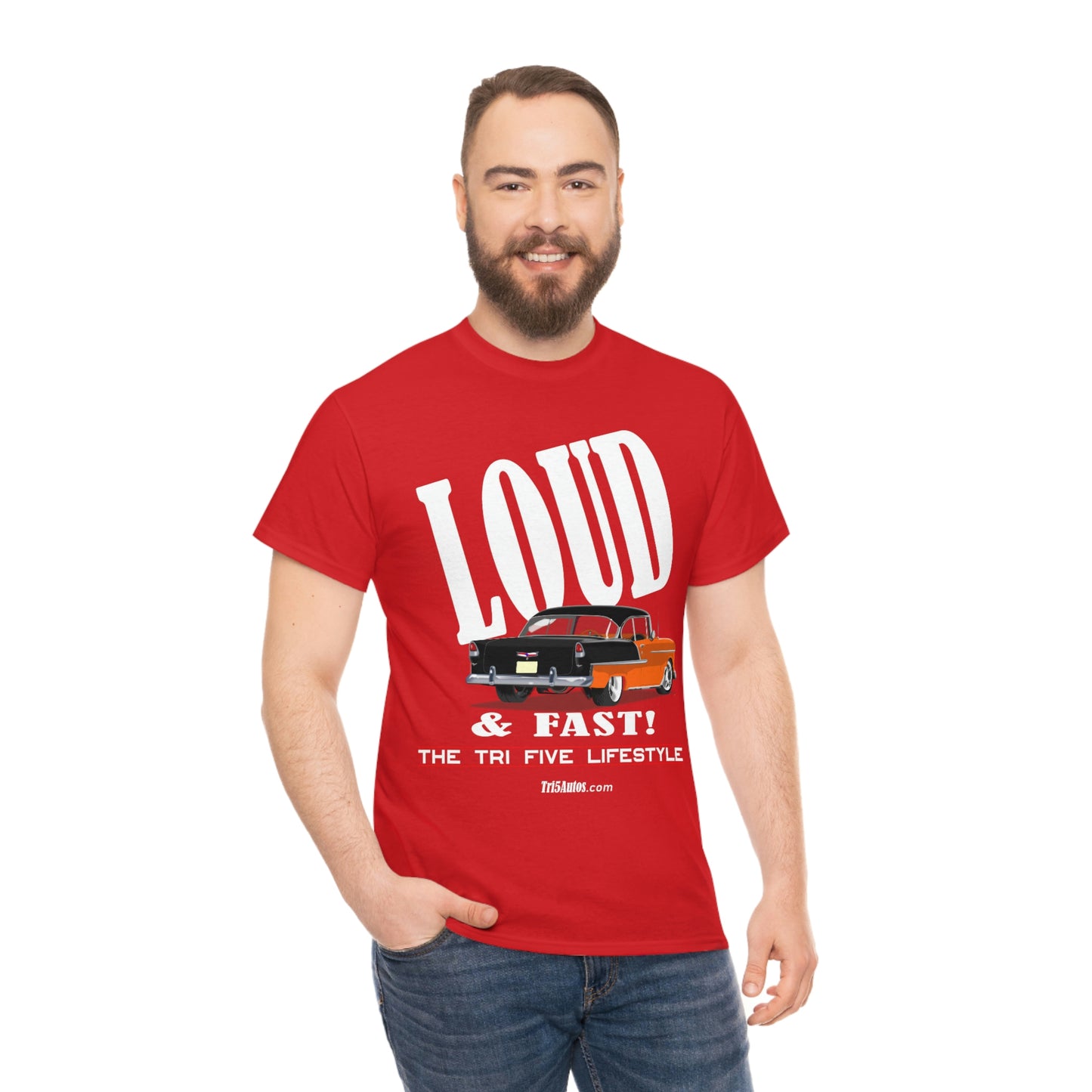 55 LOUD and Fast Unisex Heavy Cotton Tee