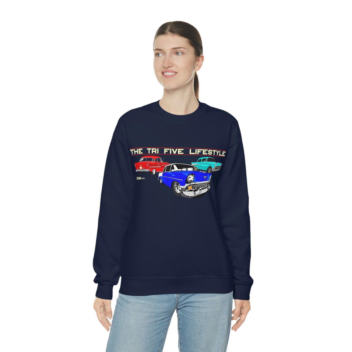 The Tri Five Lifestyle - Unisex Heavy Blend™ Crewneck Sweatshirt