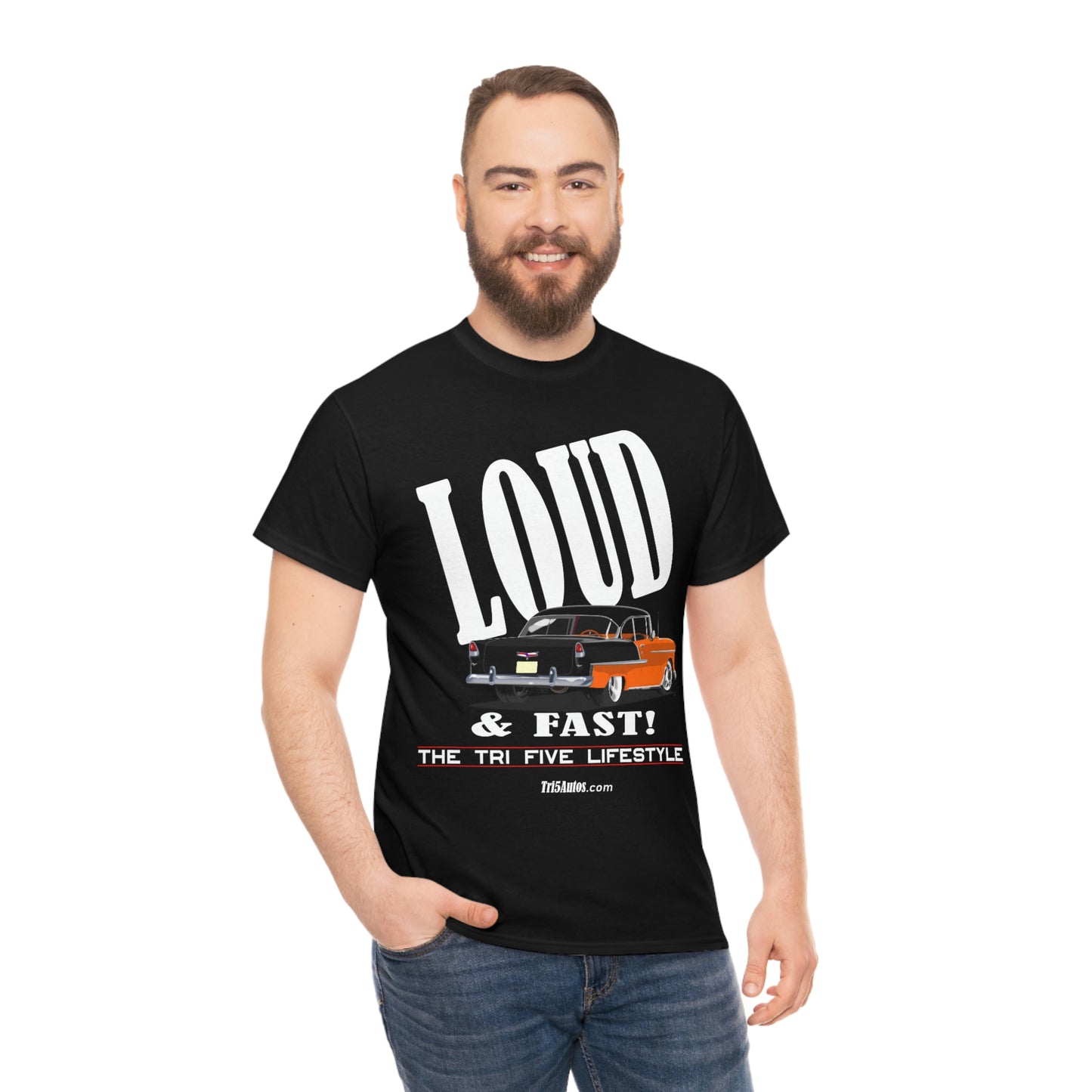 55 LOUD and Fast Unisex Heavy Cotton Tee