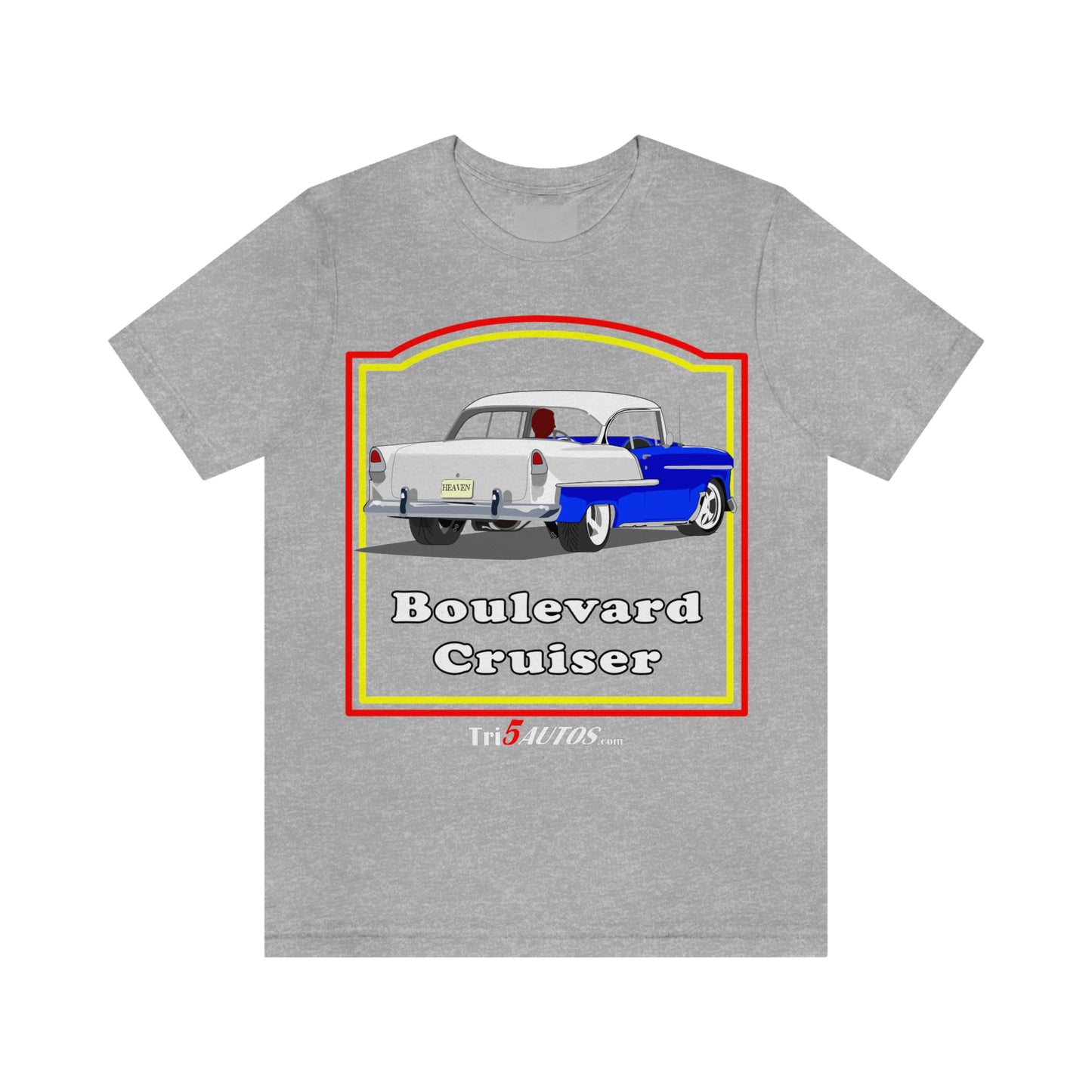 Boulevard Cruiser - Front only - Unisex Jersey Short Sleeve Tee