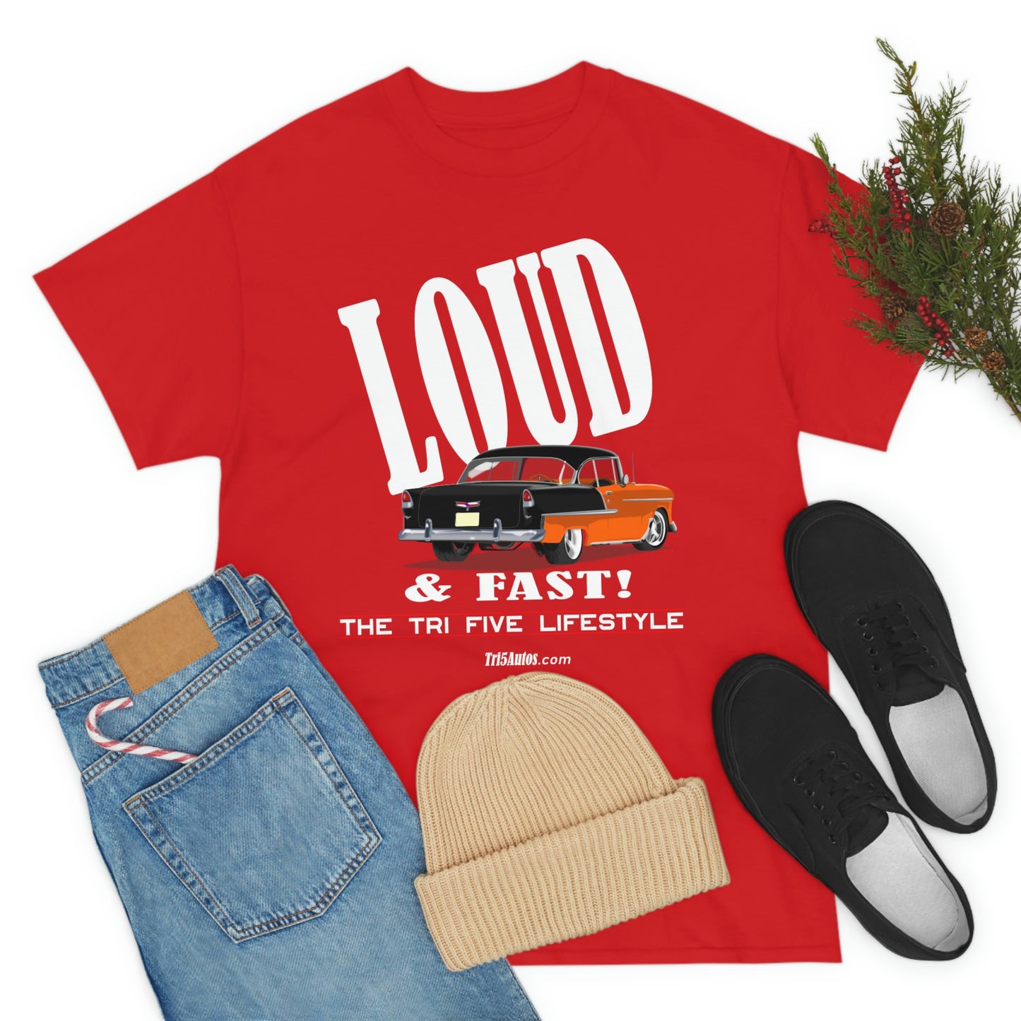 55 LOUD and Fast Unisex Heavy Cotton Tee