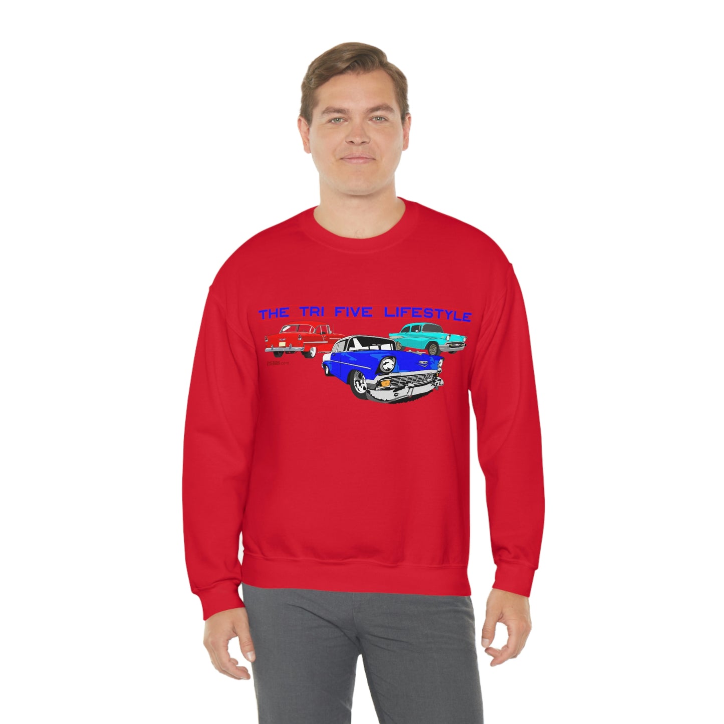 The Tri Five Lifestyle - Unisex Heavy Blend™ Crewneck Sweatshirt