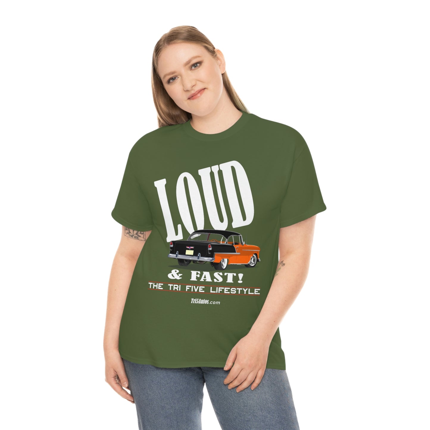 55 LOUD and Fast Unisex Heavy Cotton Tee