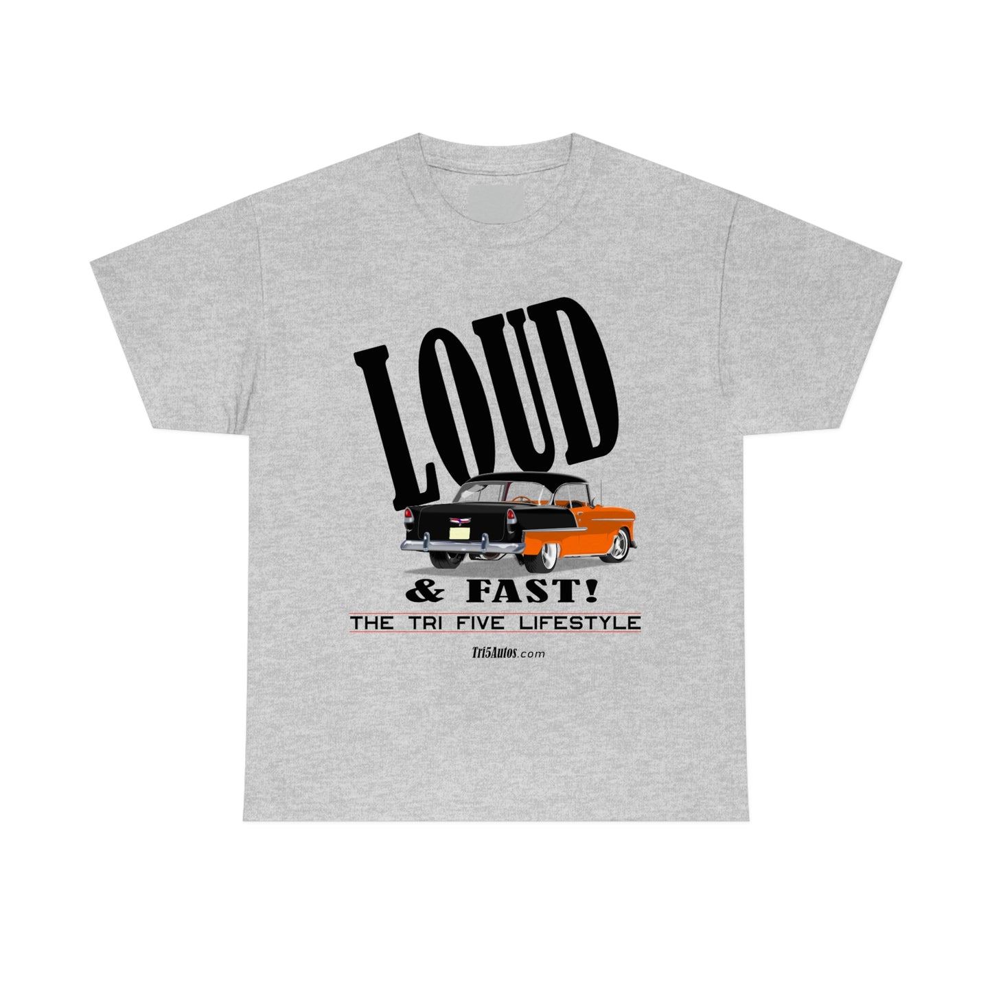 55 LOUD and Fast Unisex Heavy Cotton Tee