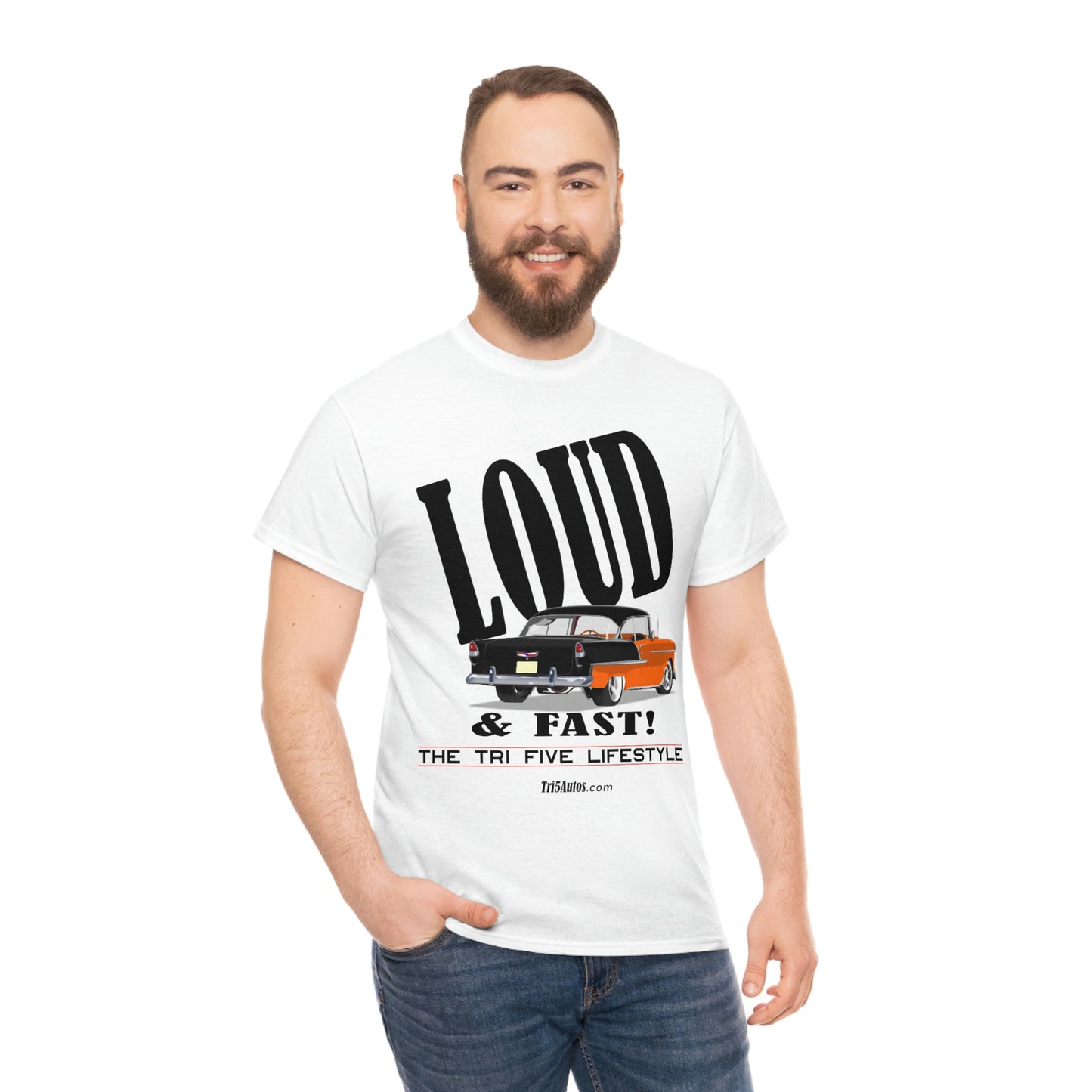 55 LOUD and Fast Unisex Heavy Cotton Tee