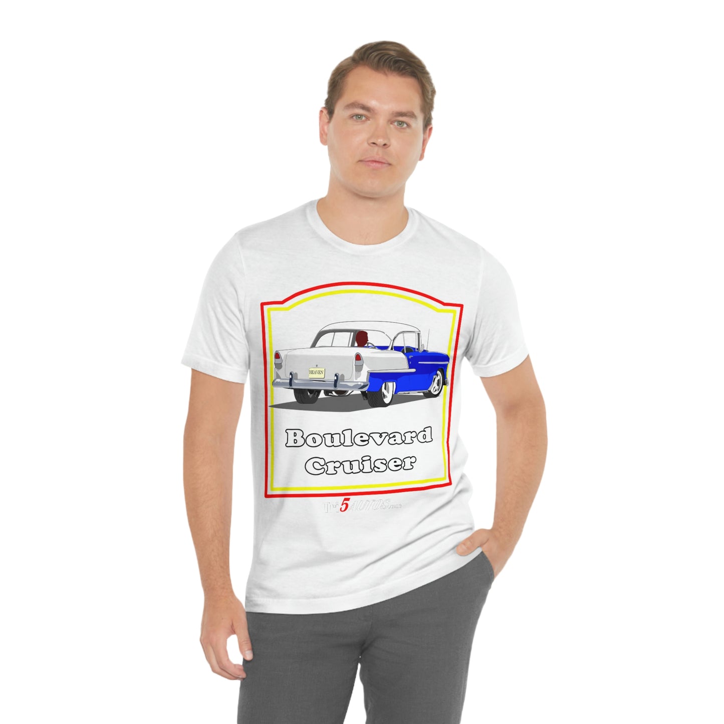 Boulevard Cruiser - Front only - Unisex Jersey Short Sleeve Tee
