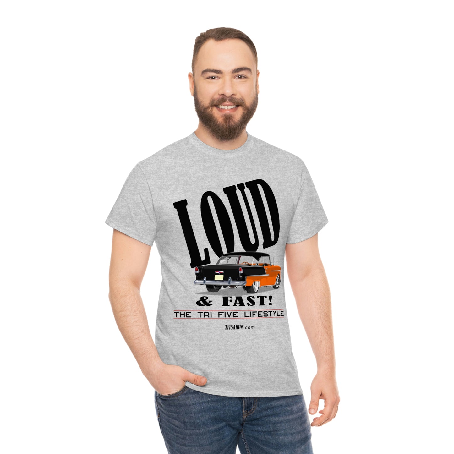 55 LOUD and Fast Unisex Heavy Cotton Tee