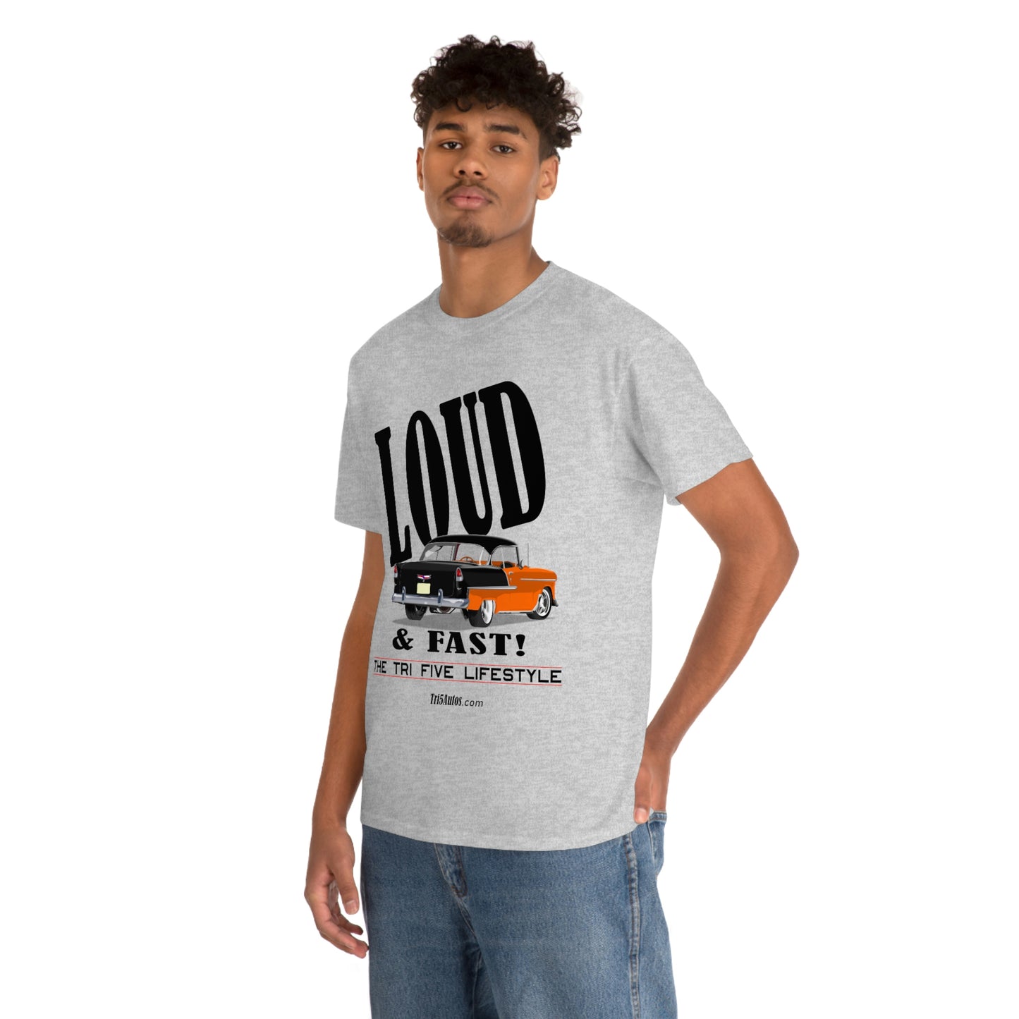 55 LOUD and Fast Unisex Heavy Cotton Tee