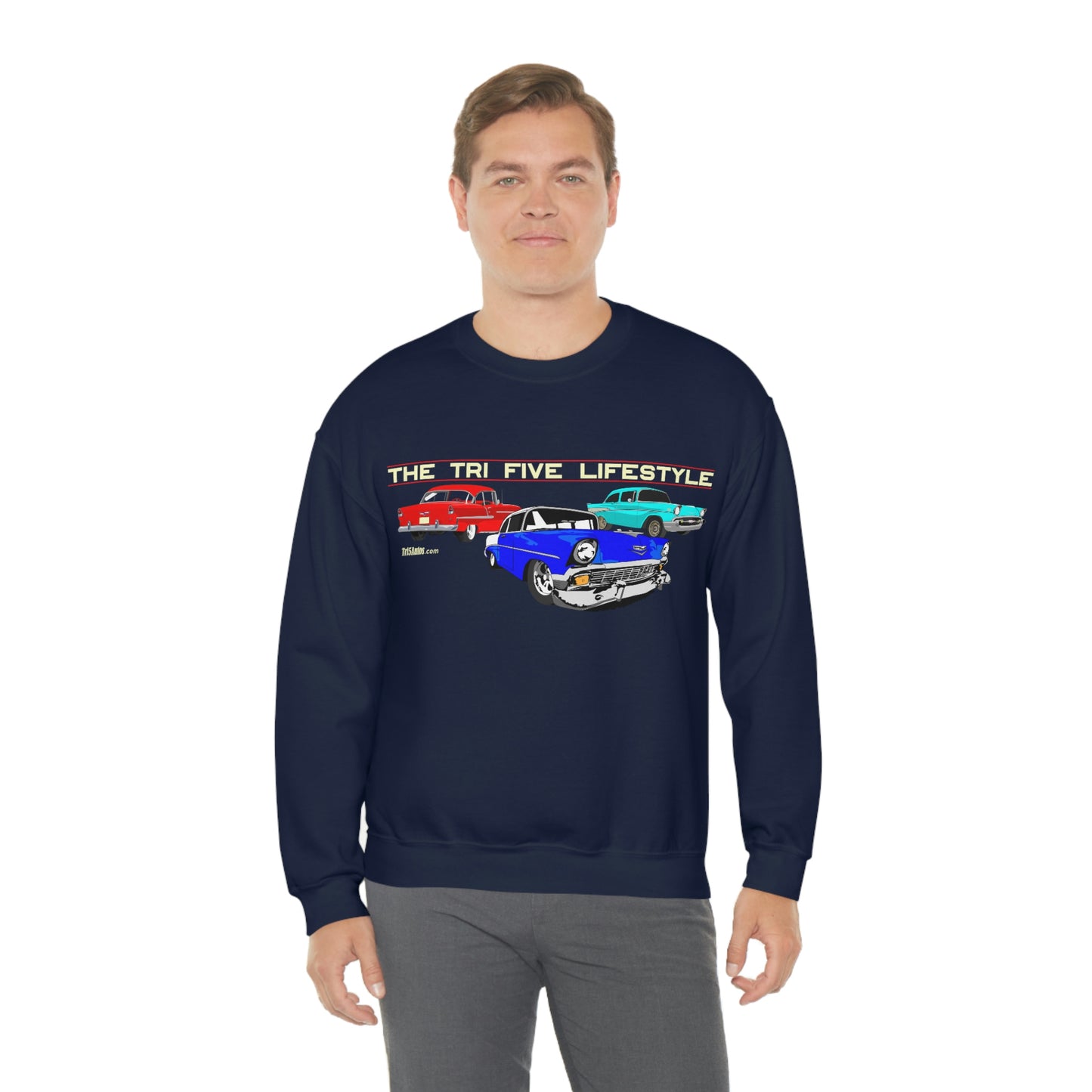 The Tri Five Lifestyle - Unisex Heavy Blend™ Crewneck Sweatshirt