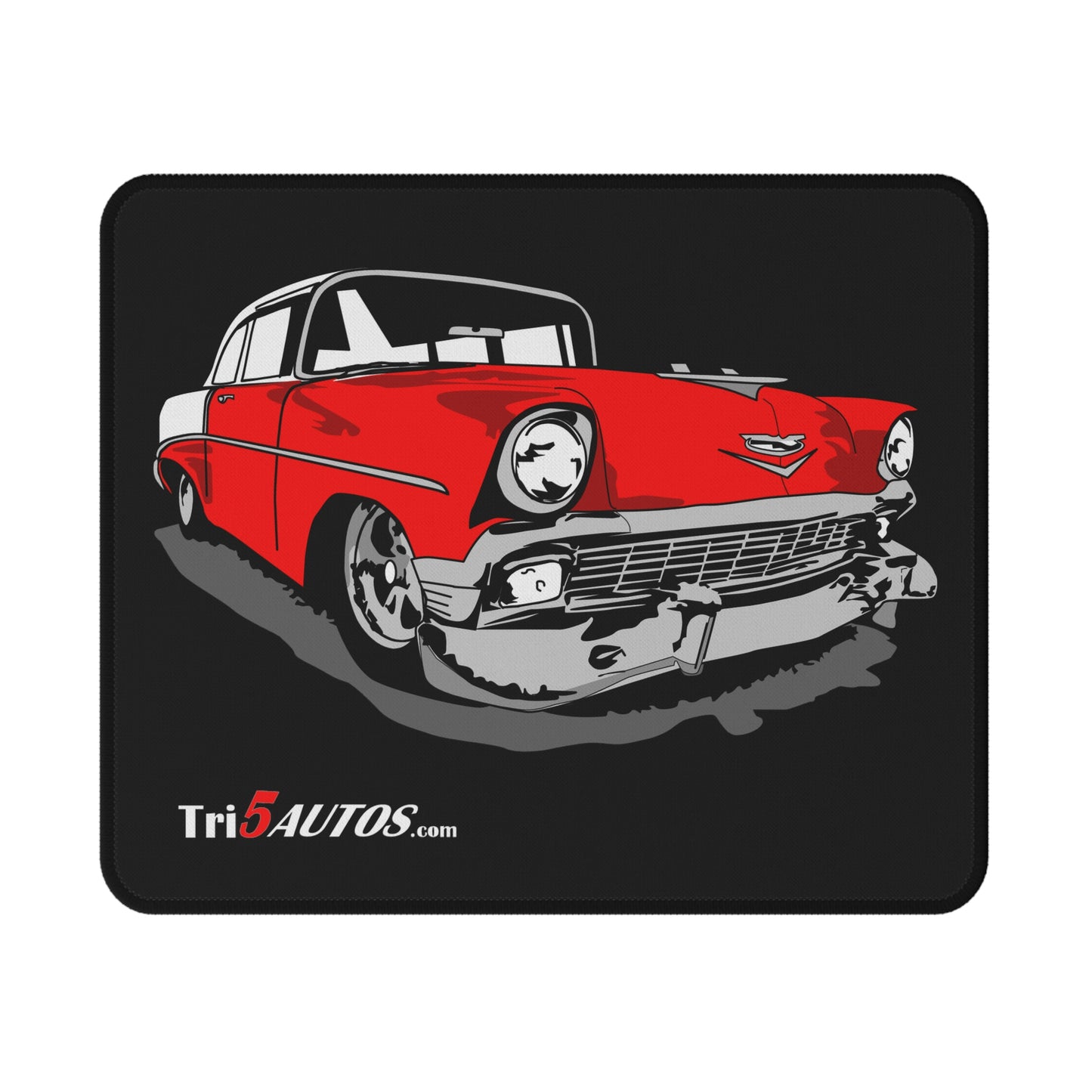 1956 Red Tri-Five Favorite - Non-Slip Mouse Pads