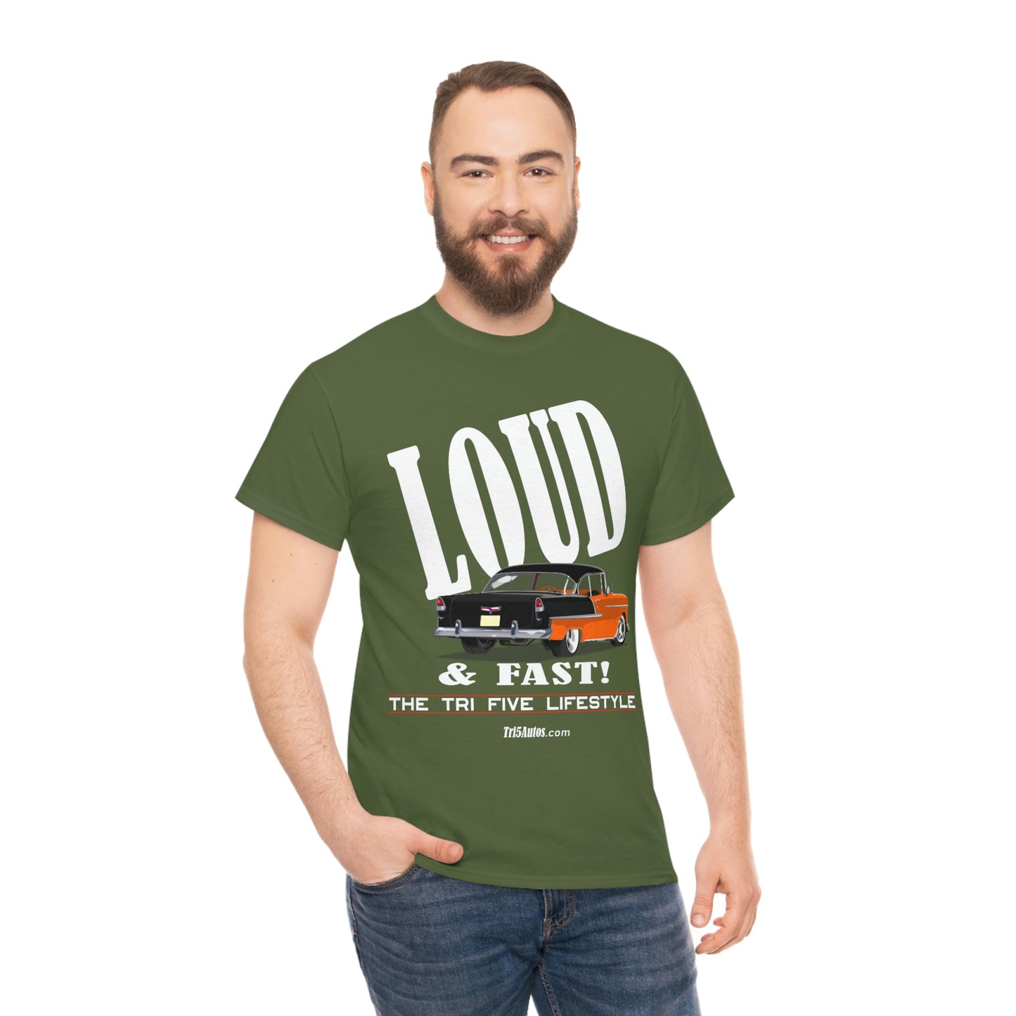 55 LOUD and Fast Unisex Heavy Cotton Tee