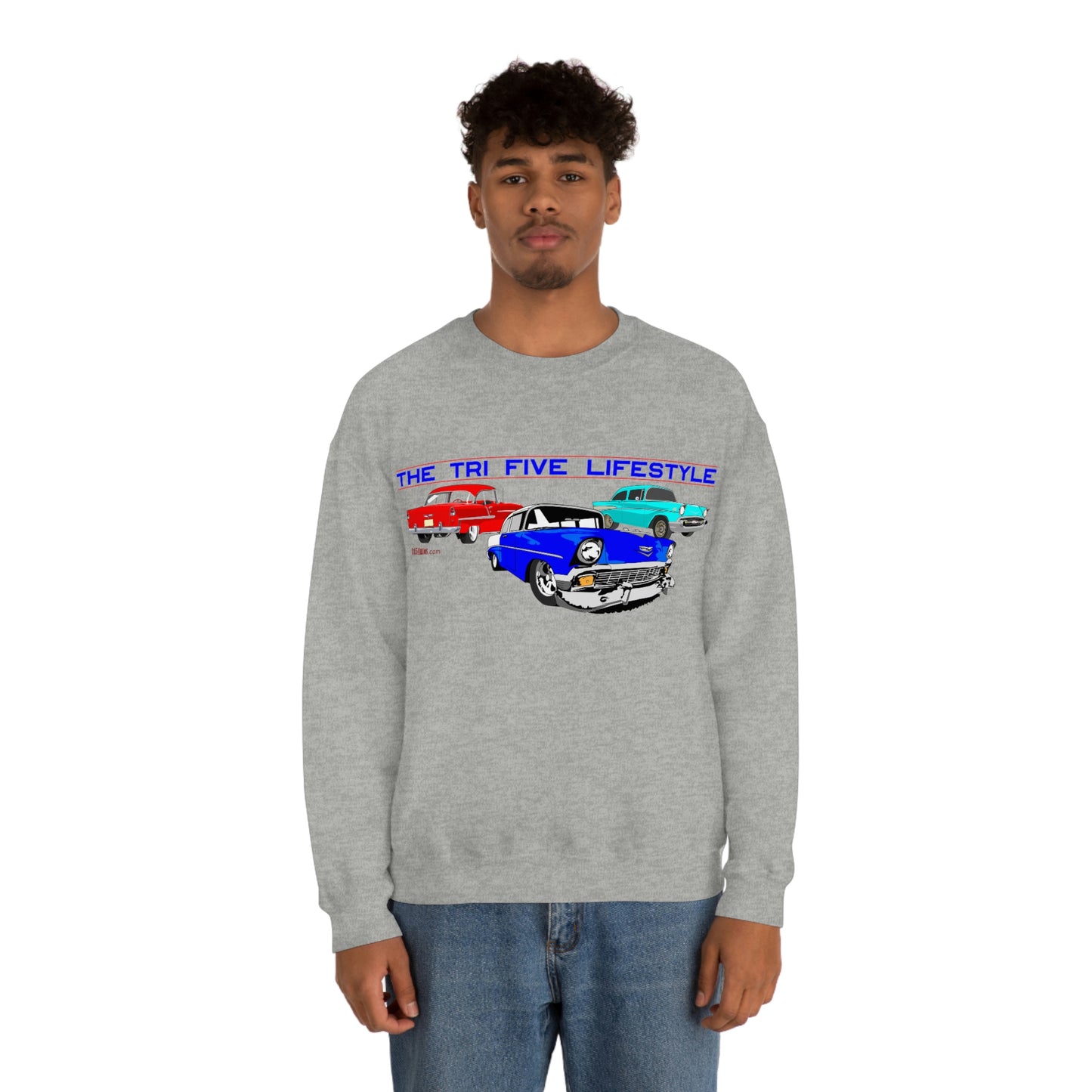 The Tri Five Lifestyle - Unisex Heavy Blend™ Crewneck Sweatshirt