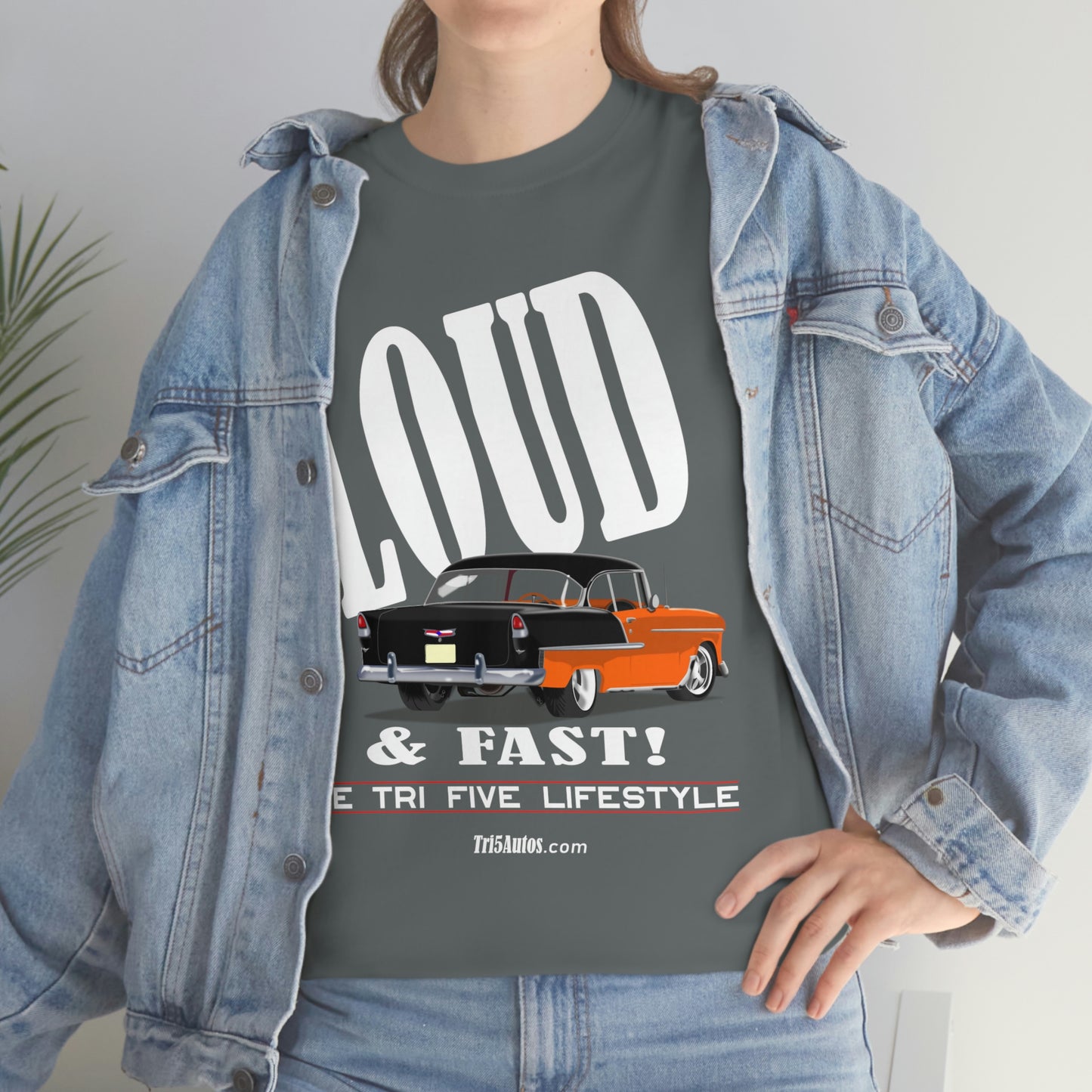 55 LOUD and Fast Unisex Heavy Cotton Tee